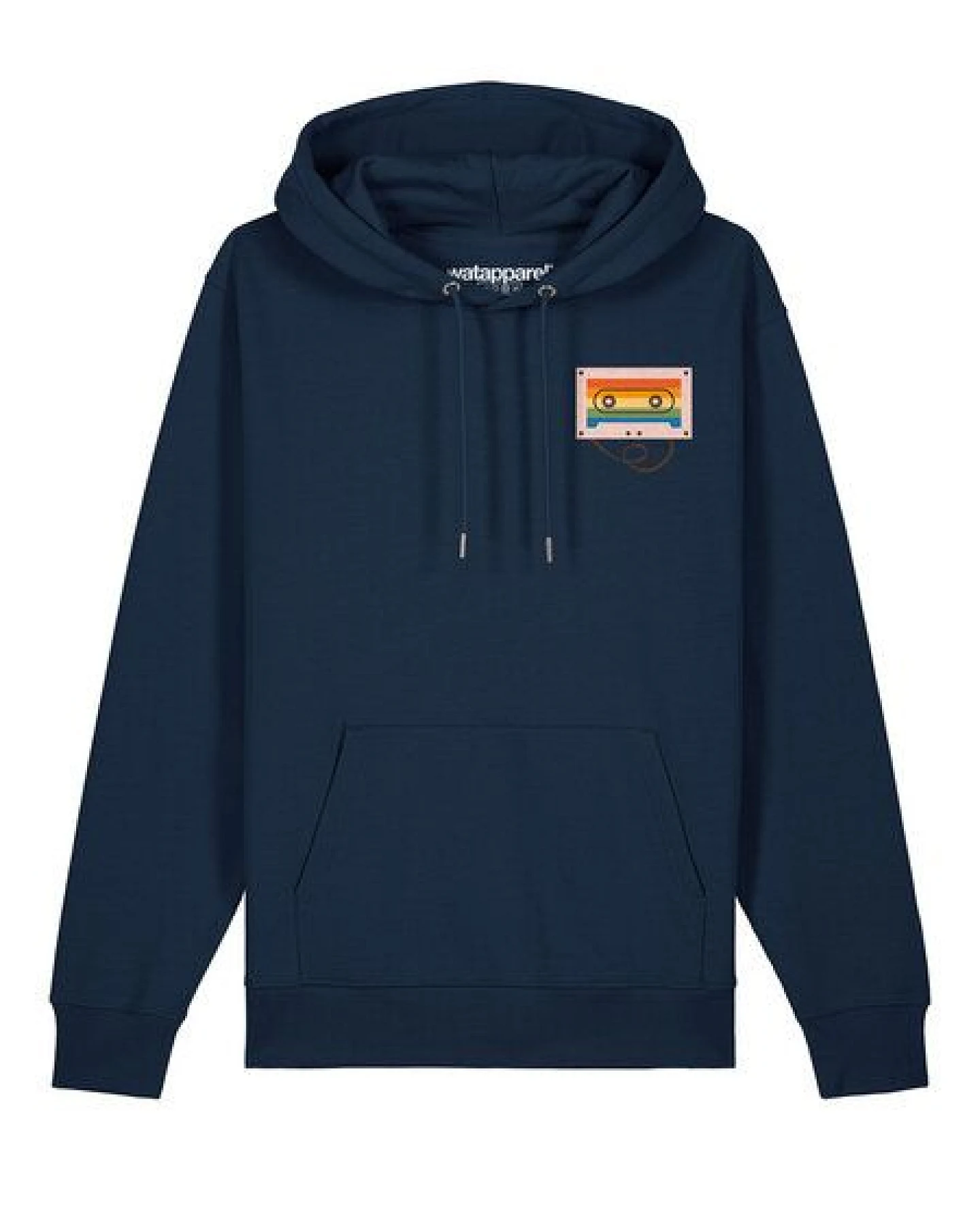 watapparel Hoodie Unisex Rainbow Cassette – Ansicht 2