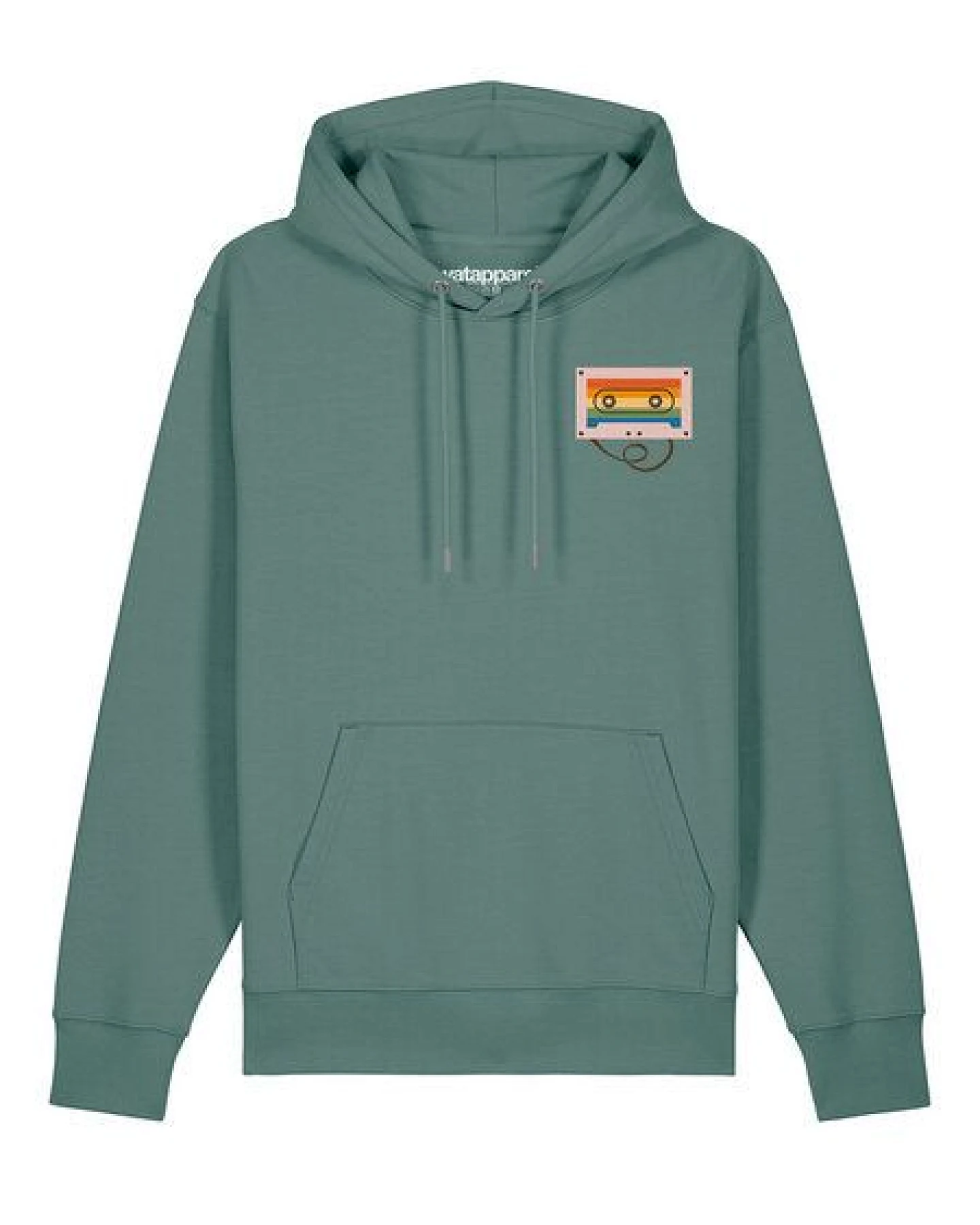 watapparel Hoodie Unisex Rainbow Cassette – Ansicht 2
