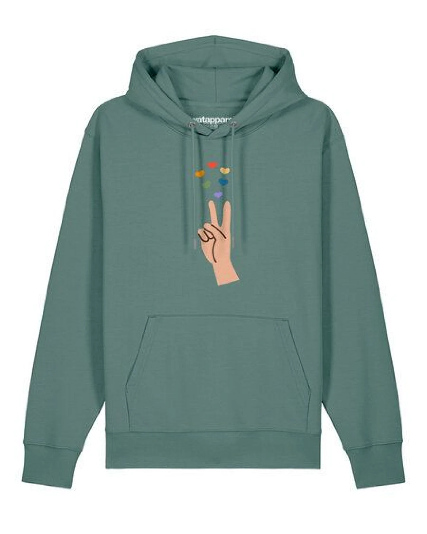 watapparel Hoodie Unisex Spread Love – Ansicht 2
