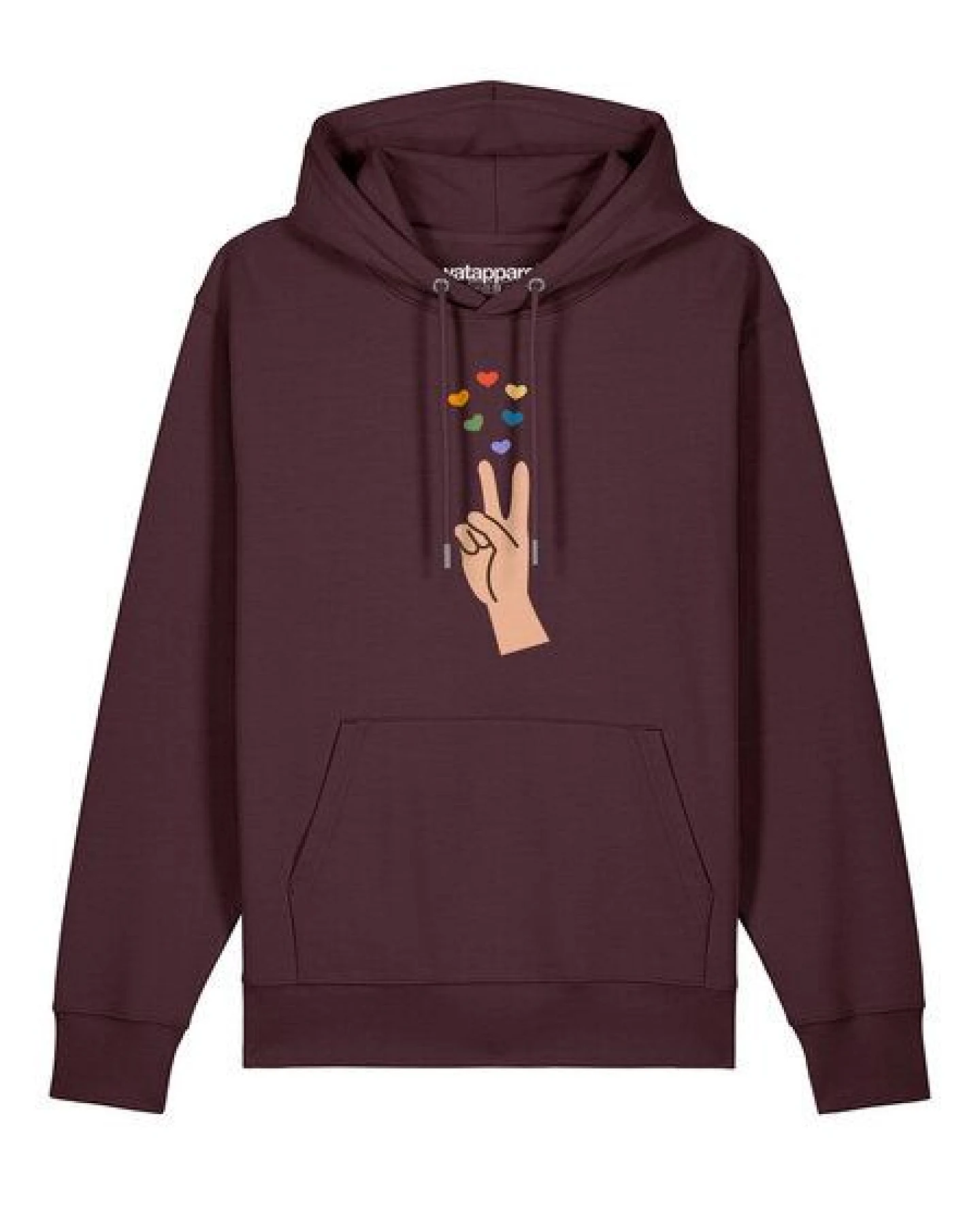 watapparel Hoodie Unisex Spread Love – Ansicht 2