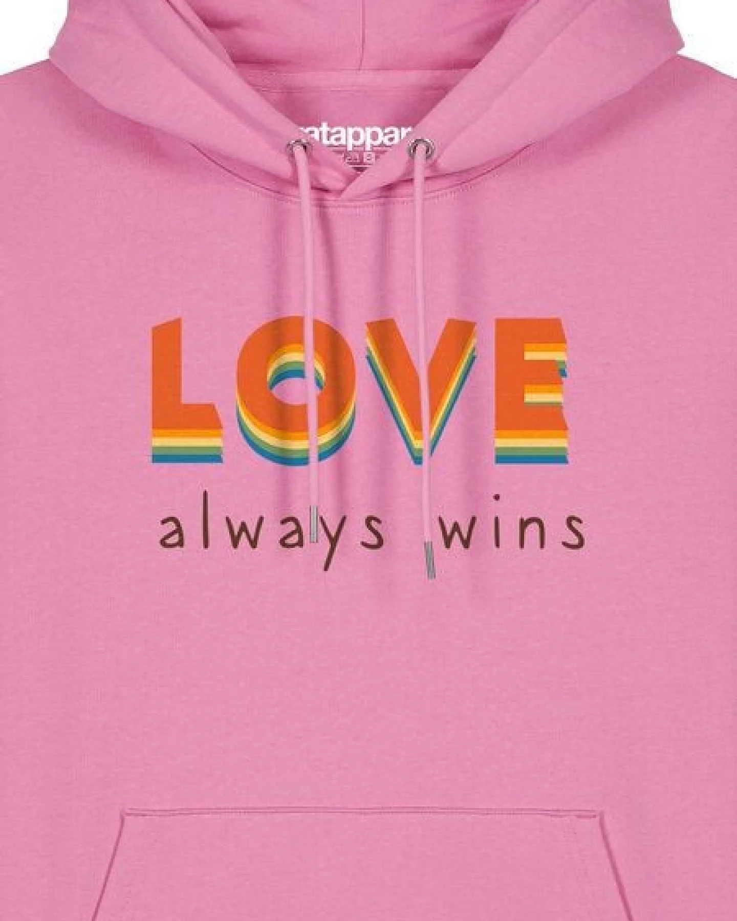 watapparel Hoodie Unisex Love always wins – Ansicht 3