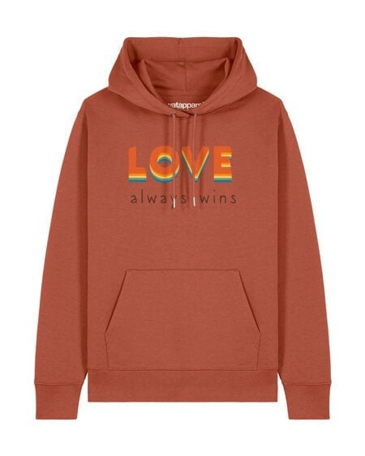 watapparel Hoodie Unisex Love always wins – Ansicht 2