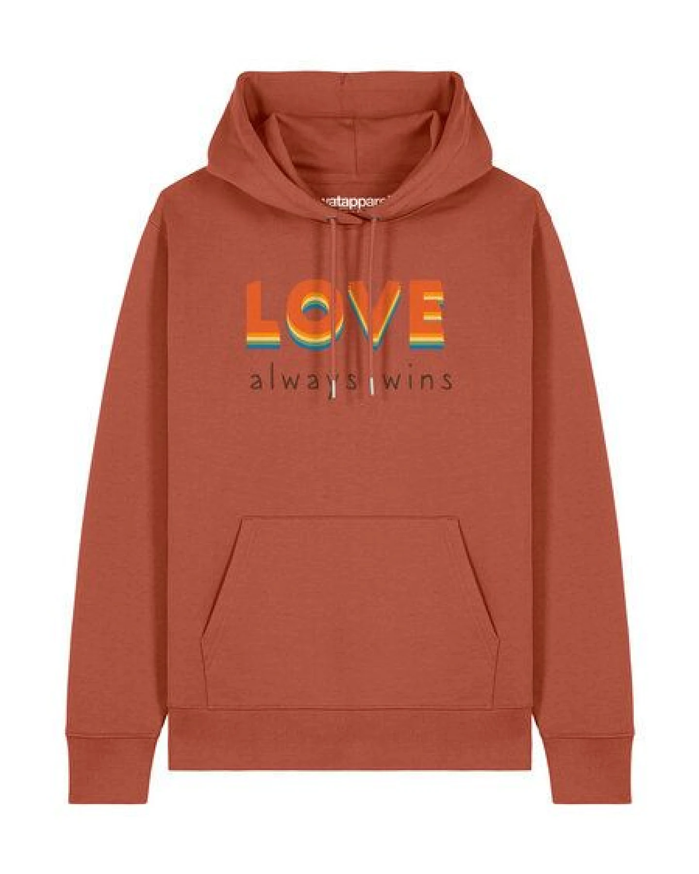 watapparel Hoodie Unisex Love always wins – Ansicht 2