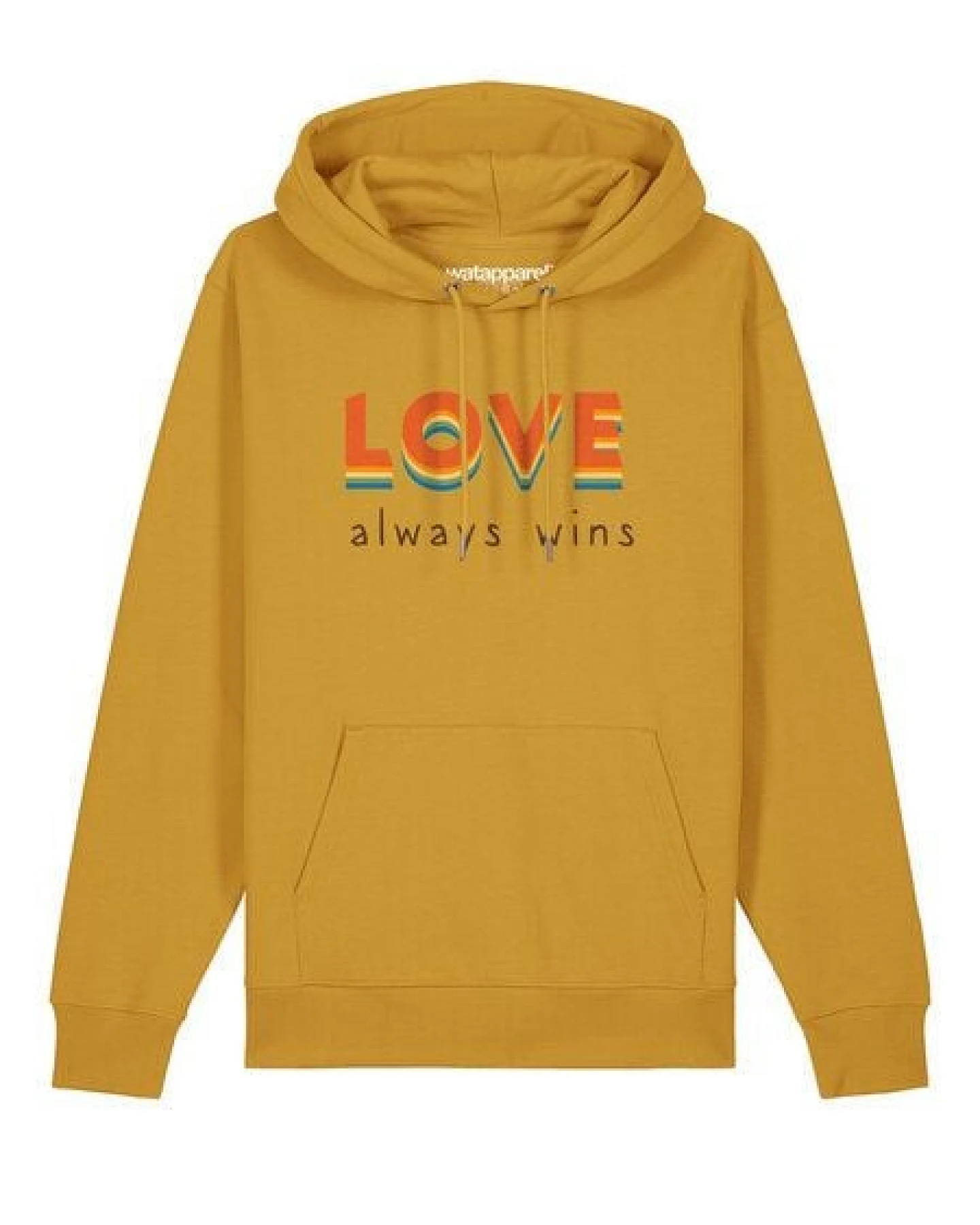 watapparel Hoodie Unisex Love always wins – Ansicht 2