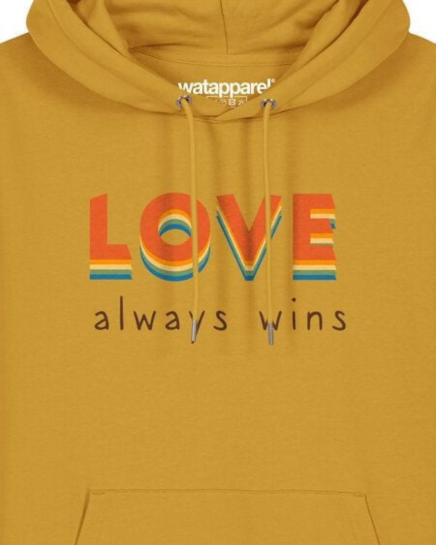 watapparel Hoodie Unisex Love always wins – Ansicht 3