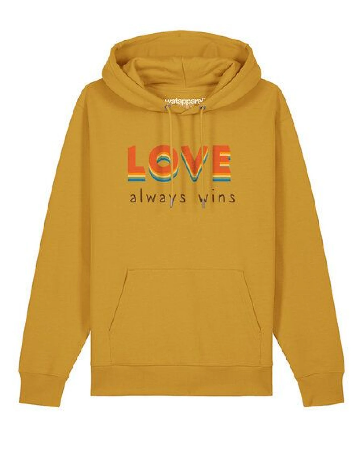 watapparel Hoodie Unisex Love always wins – Ansicht 2
