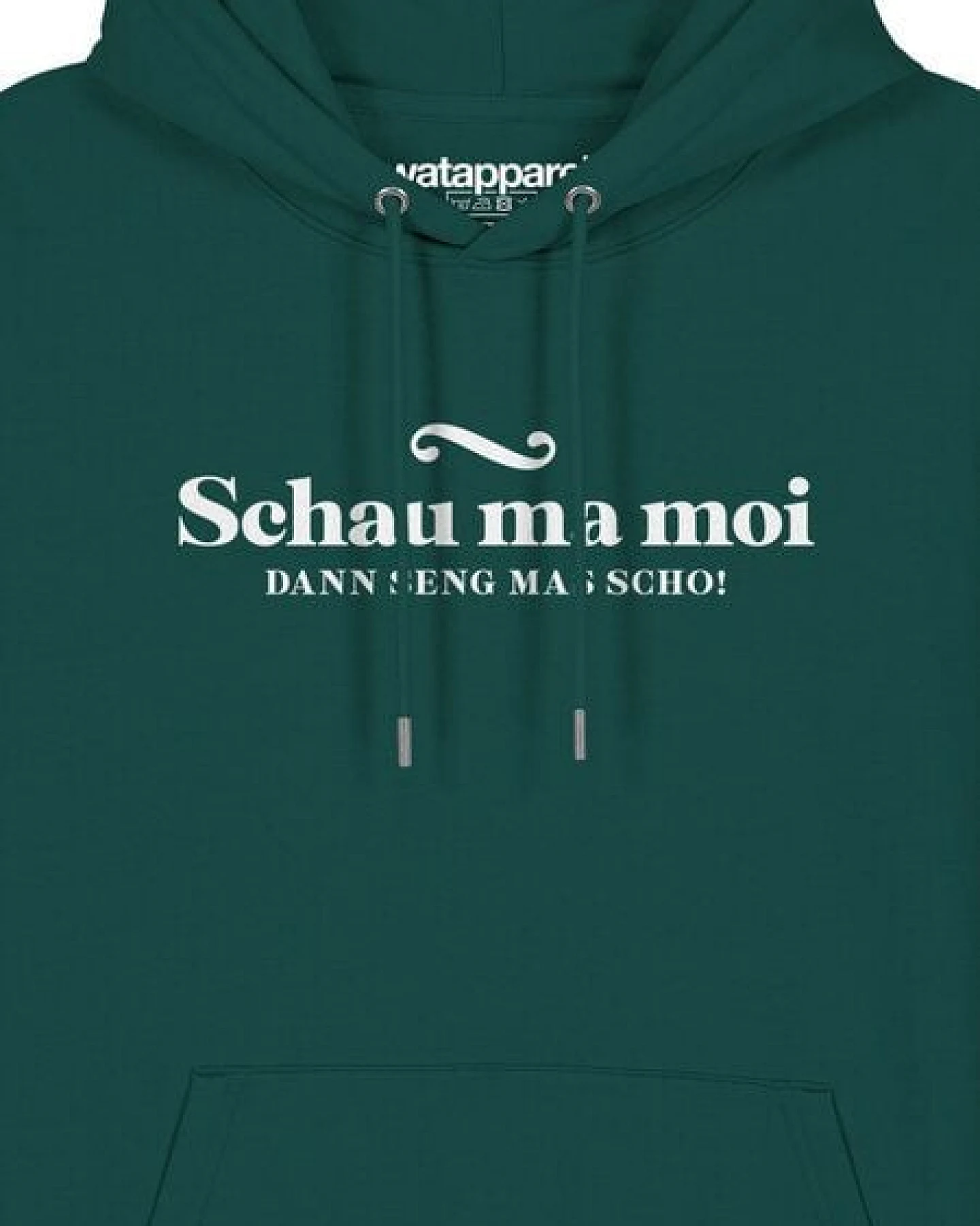 watapparel Hoodie Unisex Schau ma moi dann seng mas scho – Ansicht 3