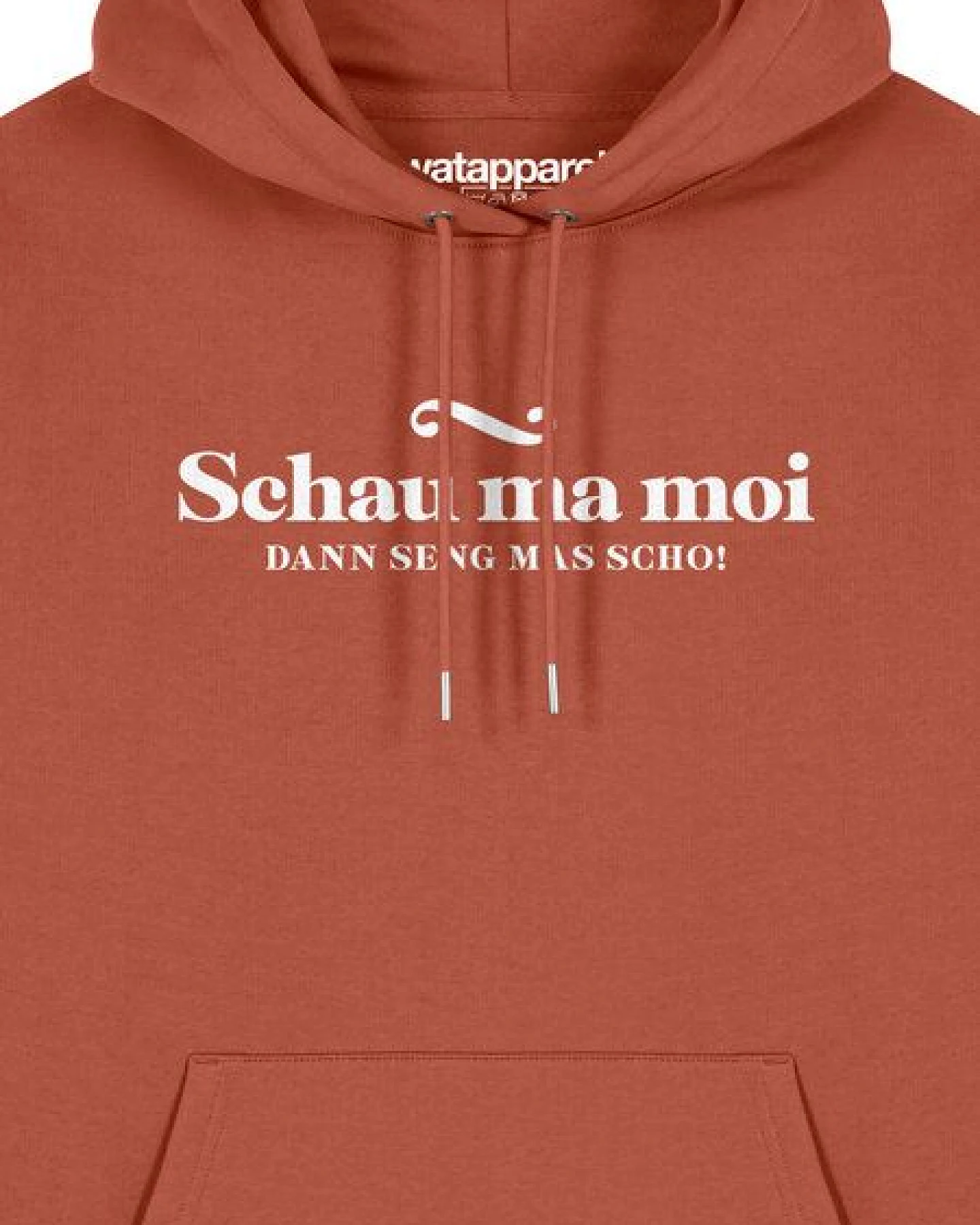 watapparel Hoodie Unisex Schau ma moi dann seng mas scho – Ansicht 3