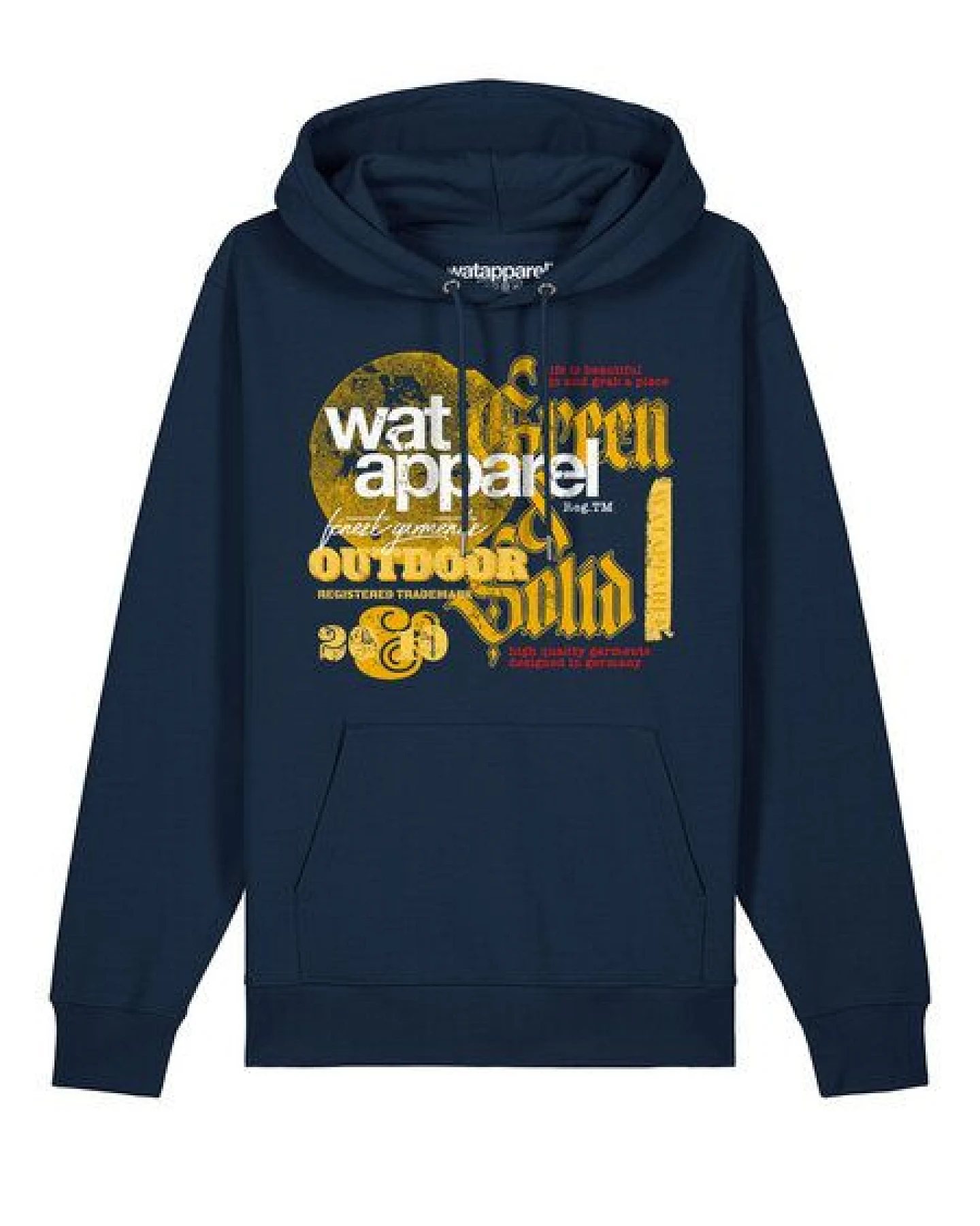 watapparel Hoodie Unisex LIMITED EDITION LOGO PRINT 02 – Ansicht 2
