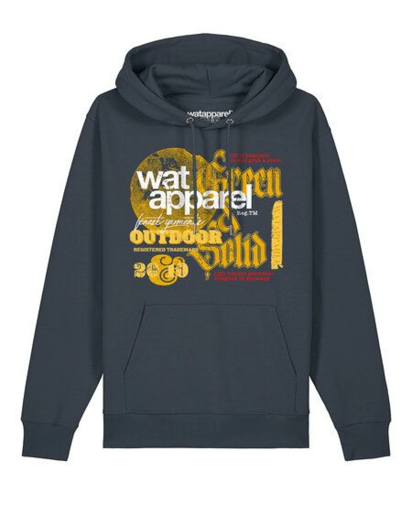watapparel Hoodie Unisex LIMITED EDITION LOGO PRINT 02 – Ansicht 2