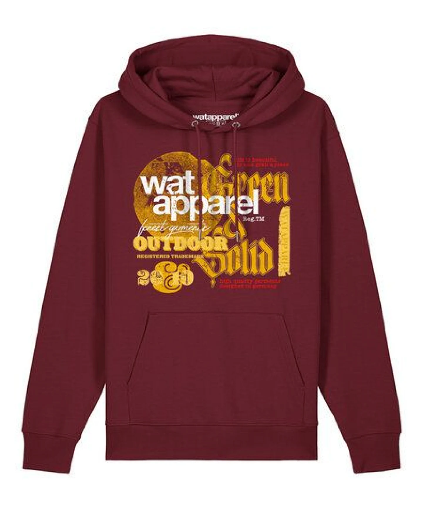 watapparel Hoodie Unisex LIMITED EDITION LOGO PRINT 02 – Ansicht 2