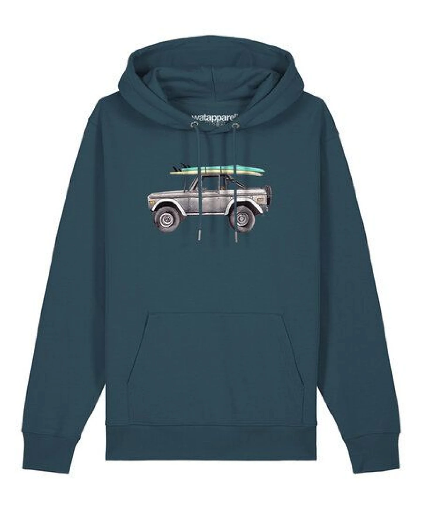 watapparel Hoodie Unisex Surf Pickup – Ansicht 2