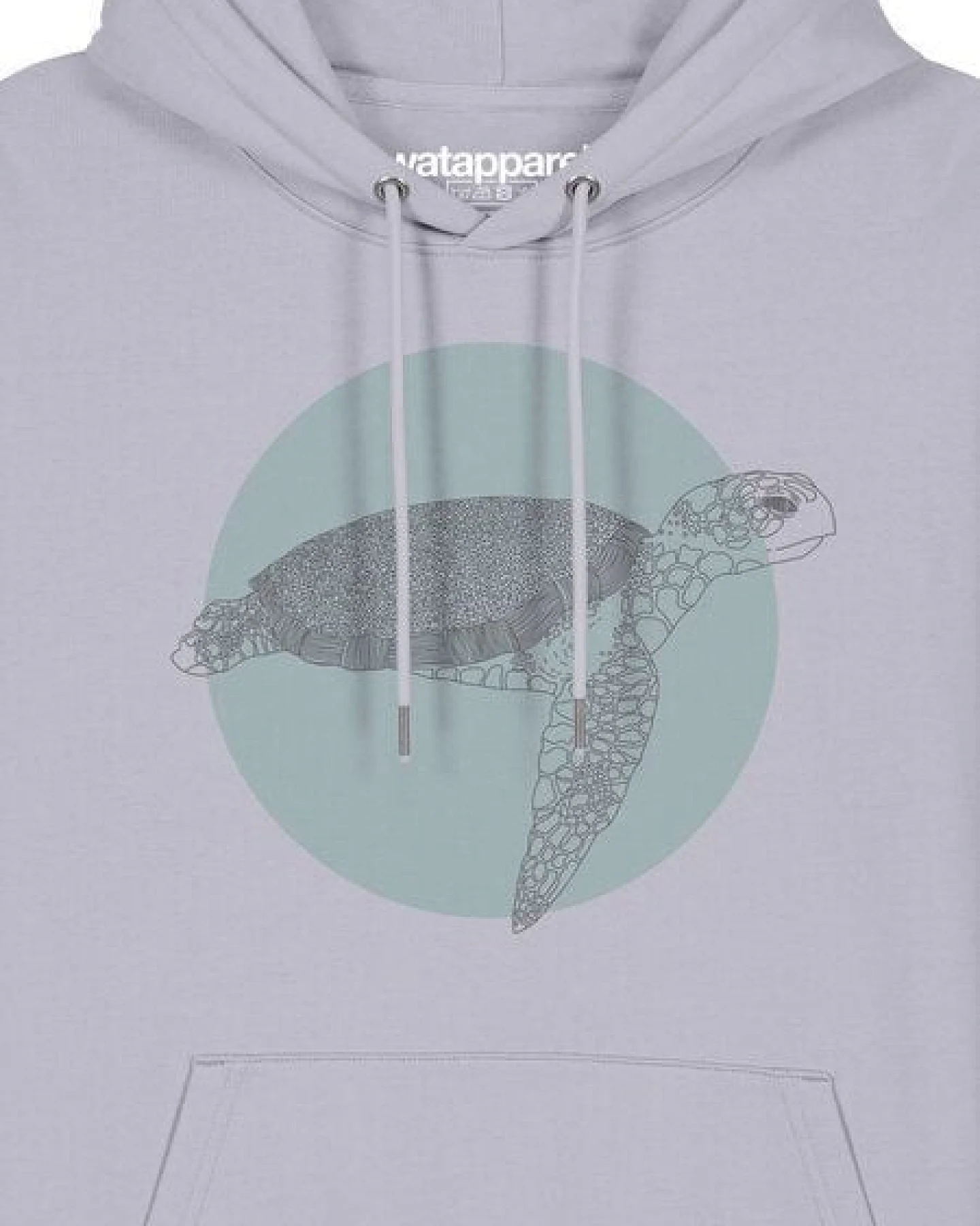 watapparel Hoodie Unisex Meeresschildkröte – Ansicht 3