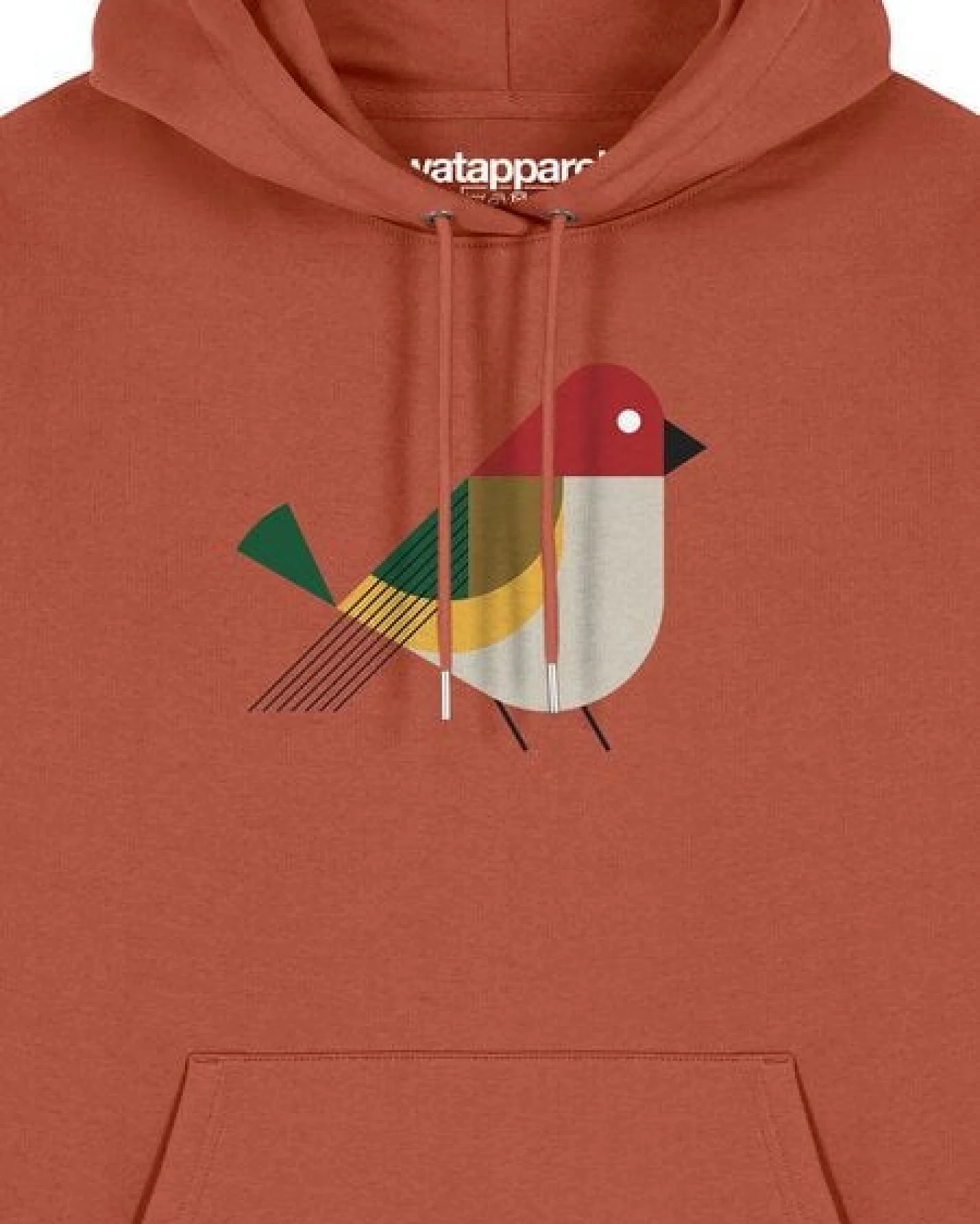 watapparel Hoodie Unisex Vogel – Ansicht 3