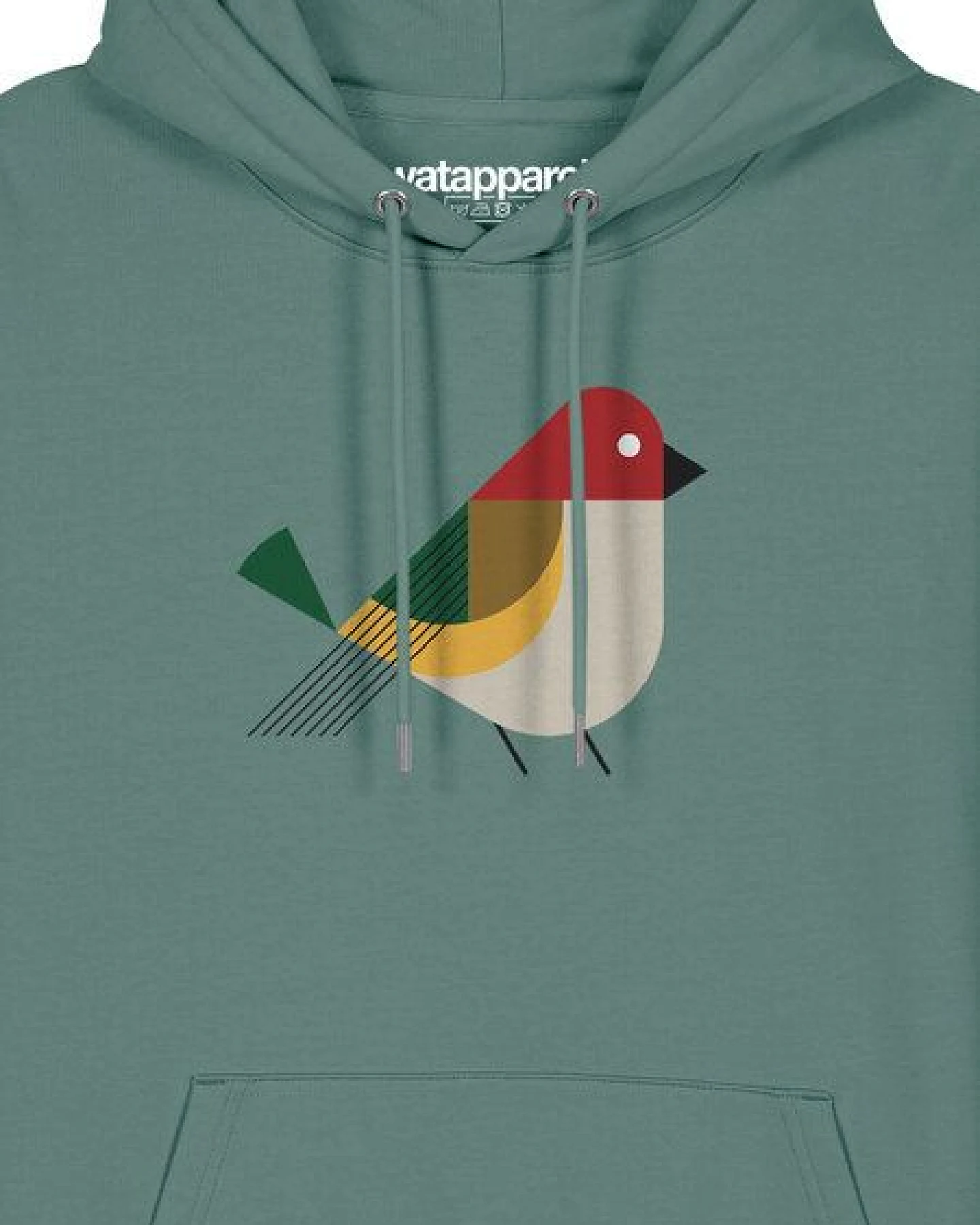 watapparel Hoodie Unisex Vogel – Ansicht 3