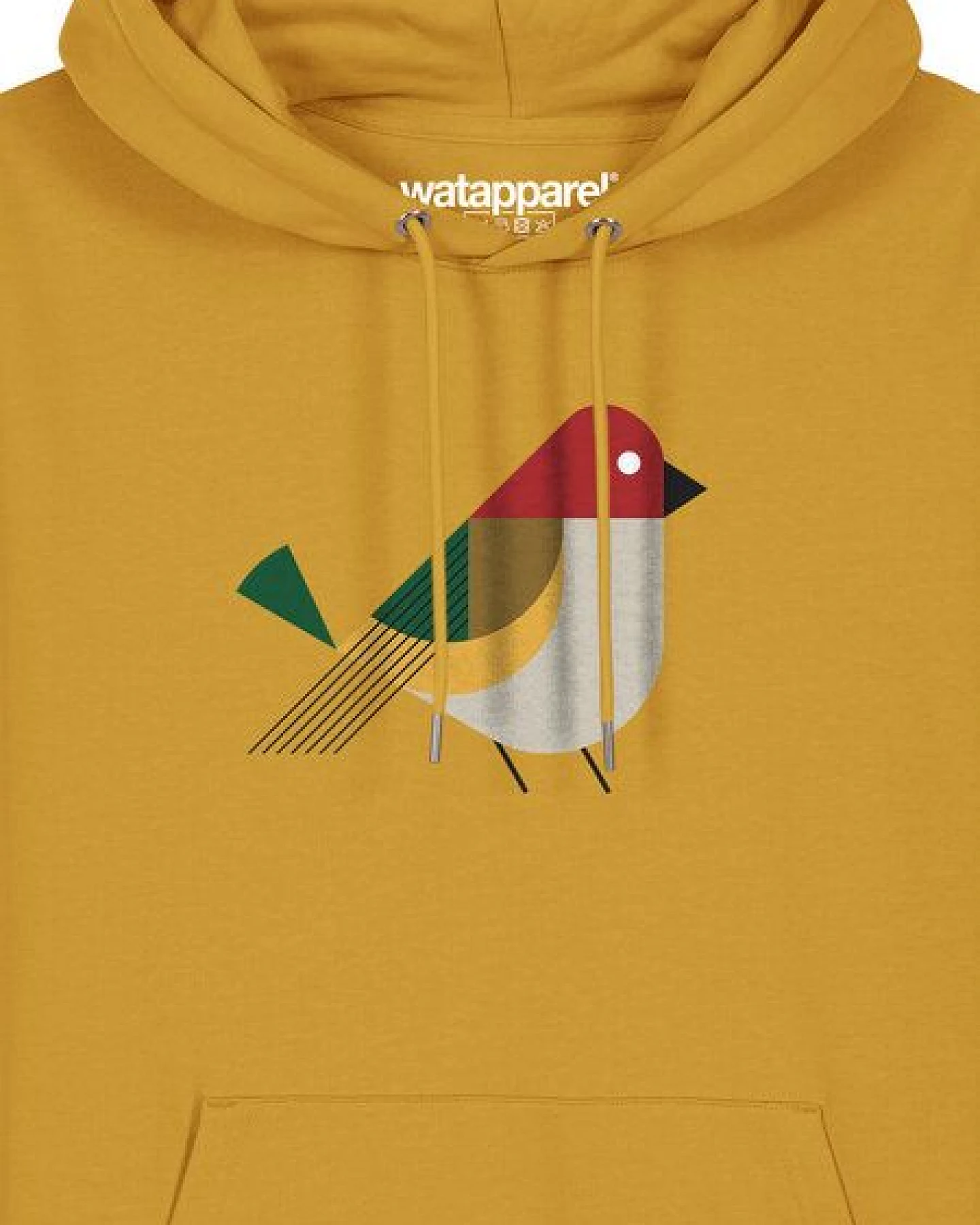 watapparel Hoodie Unisex Vogel – Ansicht 3