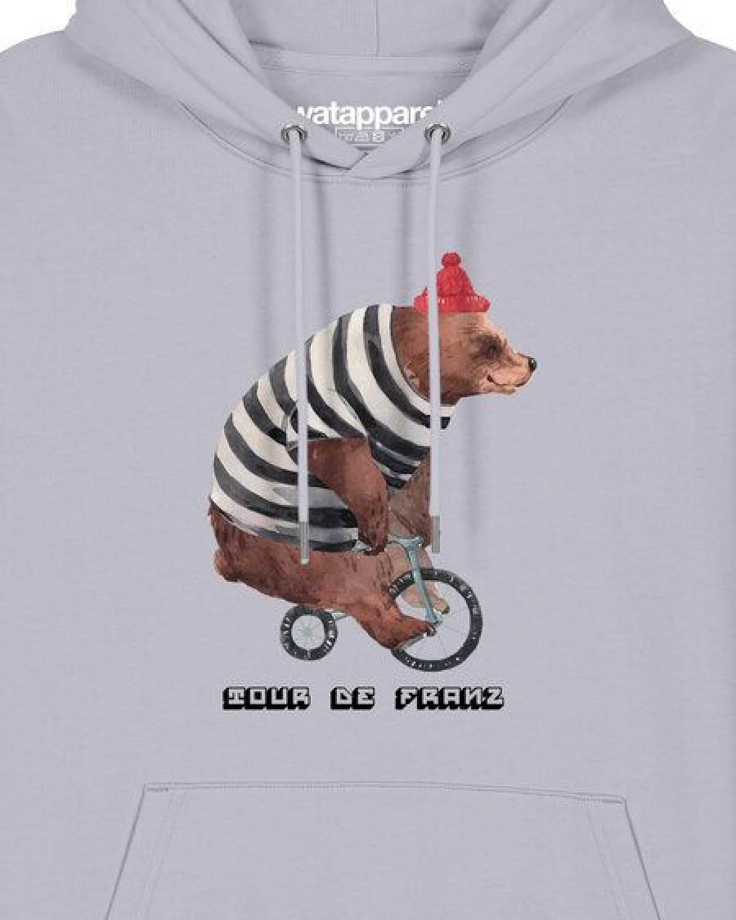watapparel Hoodie Unisex Tour de Franz – Ansicht 3