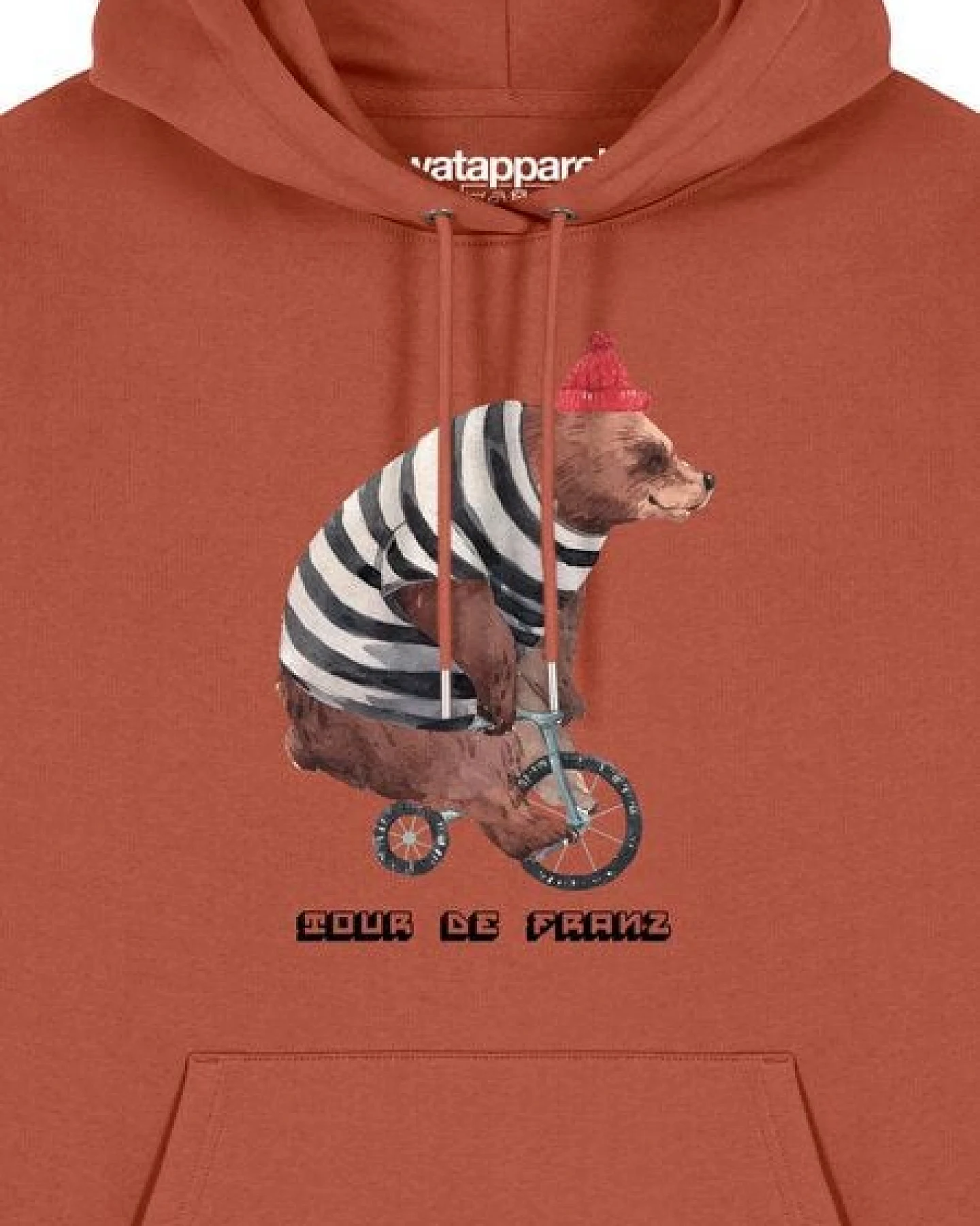 watapparel Hoodie Unisex Tour de Franz – Ansicht 3