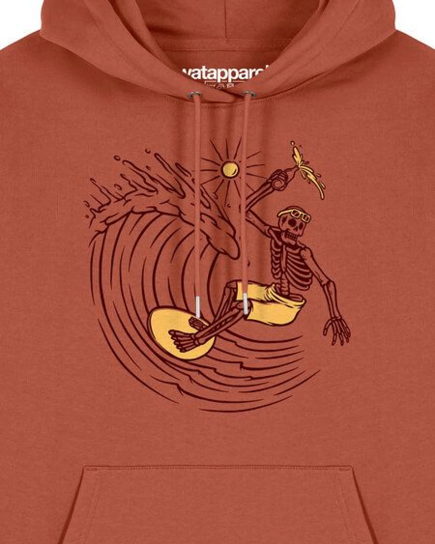 watapparel Hoodie Unisex Surfing for life – Ansicht 3