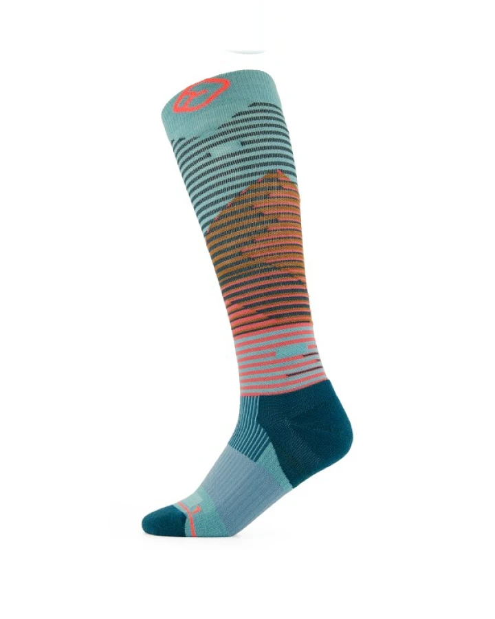 Ortovox - Women's All Mountain Long Socks - Merinosocken Gr 39-41 türkis