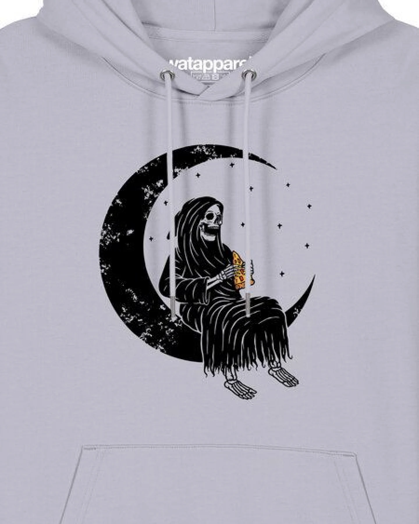 watapparel Hoodie Unisex Pizza for life – Ansicht 3