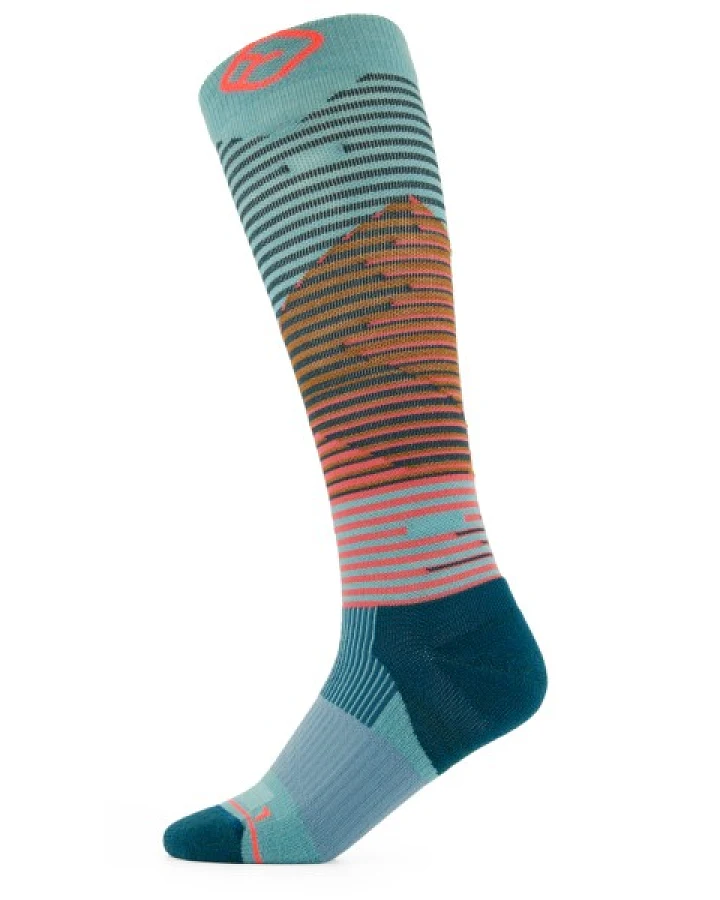 Ortovox - Women's All Mountain Long Socks - Merinosocken Gr 42-44 türkis