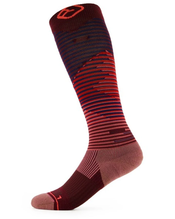 Ortovox - Women's All Mountain Long Socks - Merinosocken Gr 35-38 rot