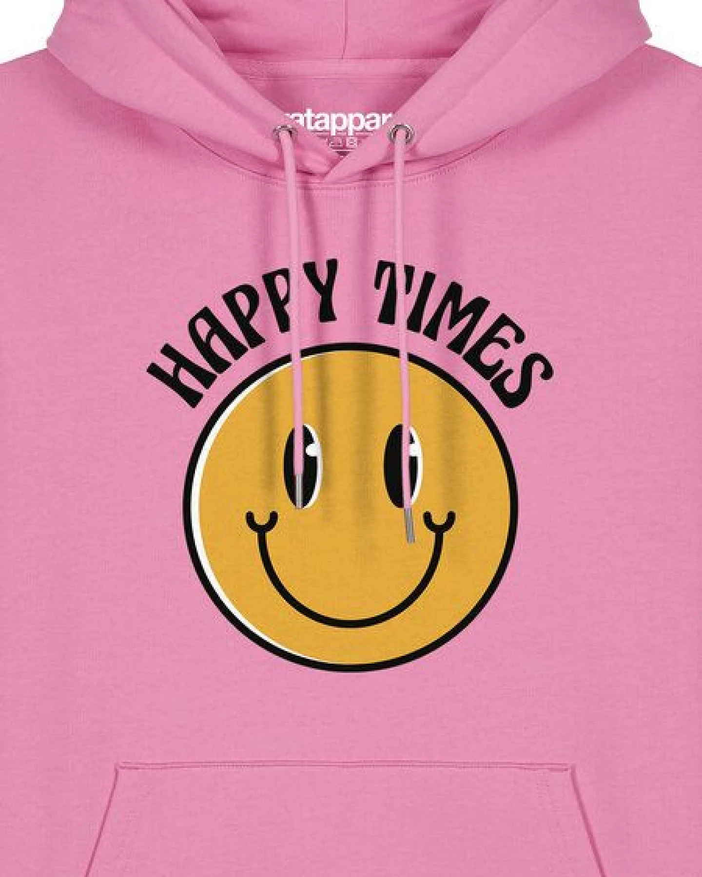 watapparel Hoodie Unisex Happy times smiley emoji – Ansicht 3