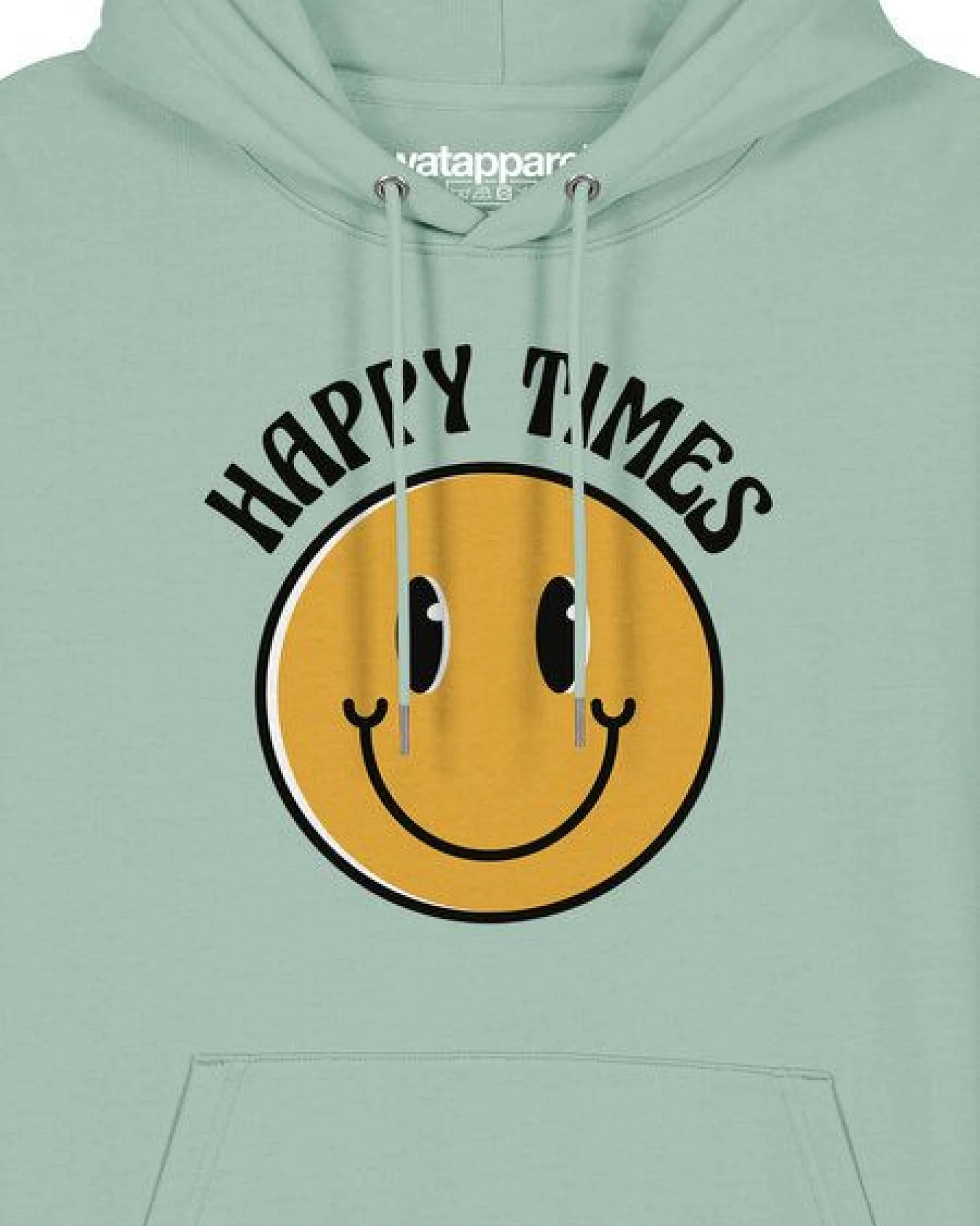 watapparel Hoodie Unisex Happy times smiley emoji – Ansicht 3