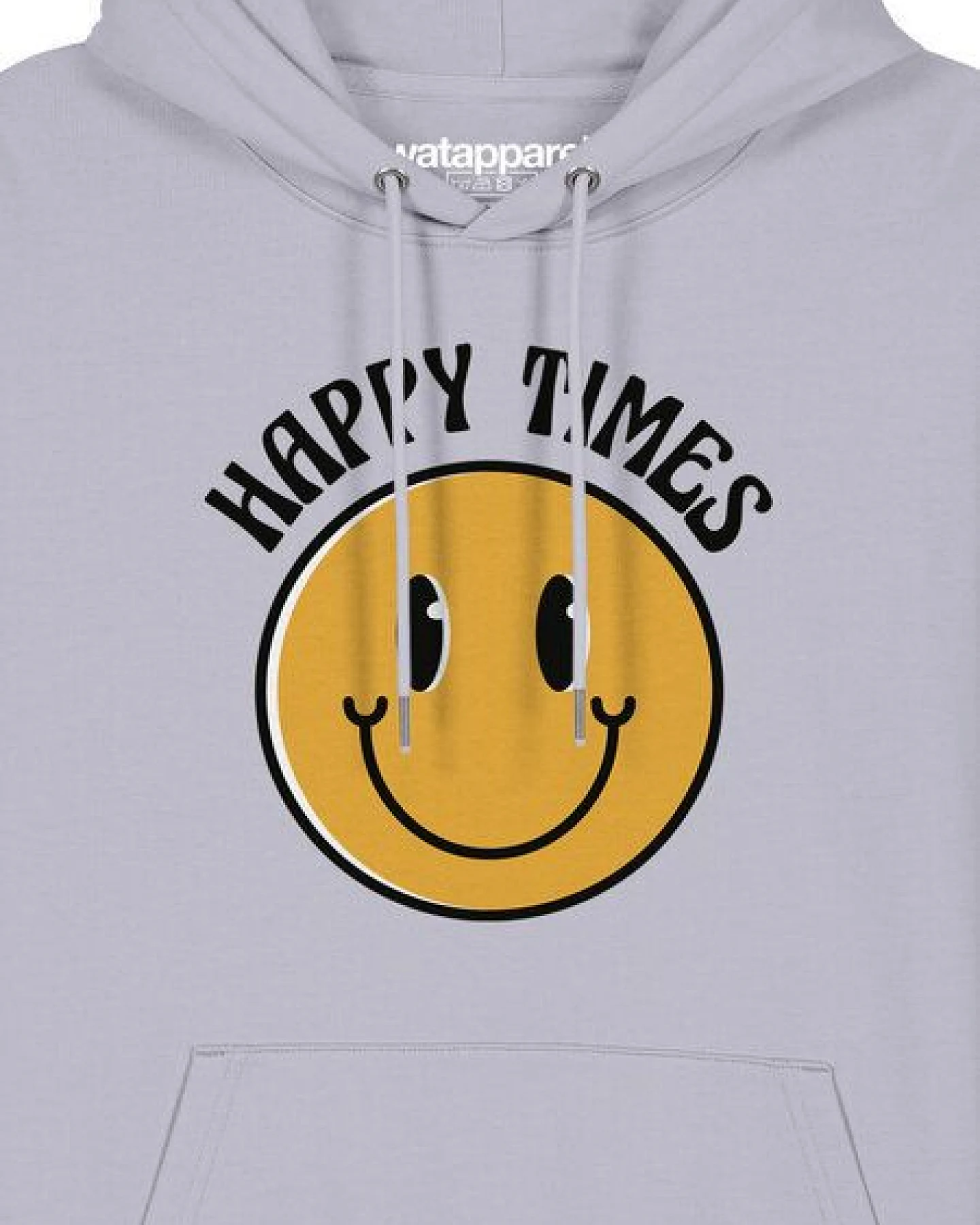 watapparel Hoodie Unisex Happy times smiley emoji – Ansicht 3
