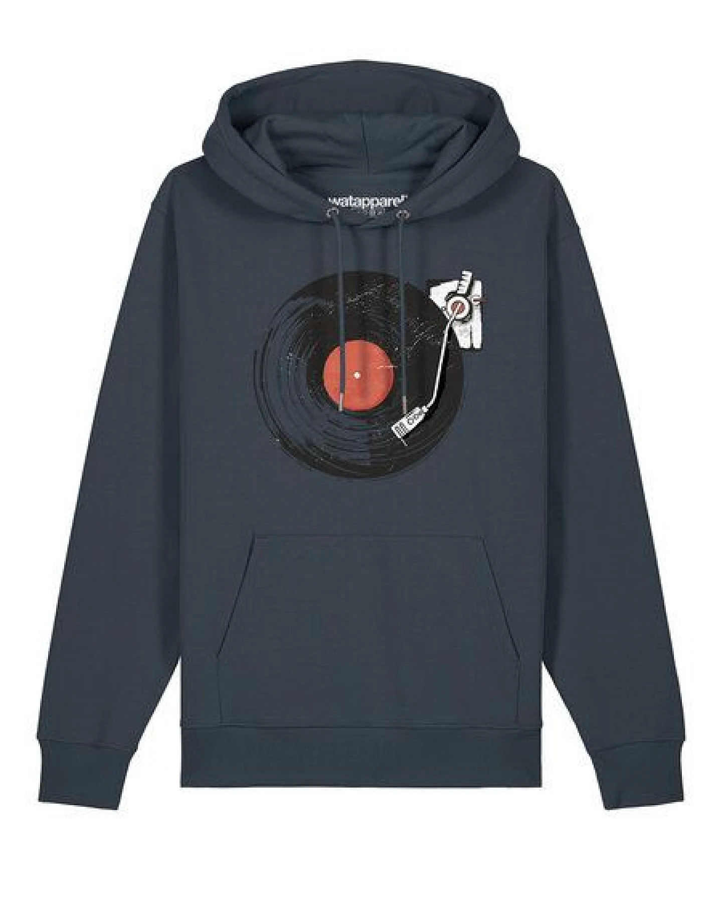 watapparel Hoodie Unisex Schallplatte – Ansicht 2