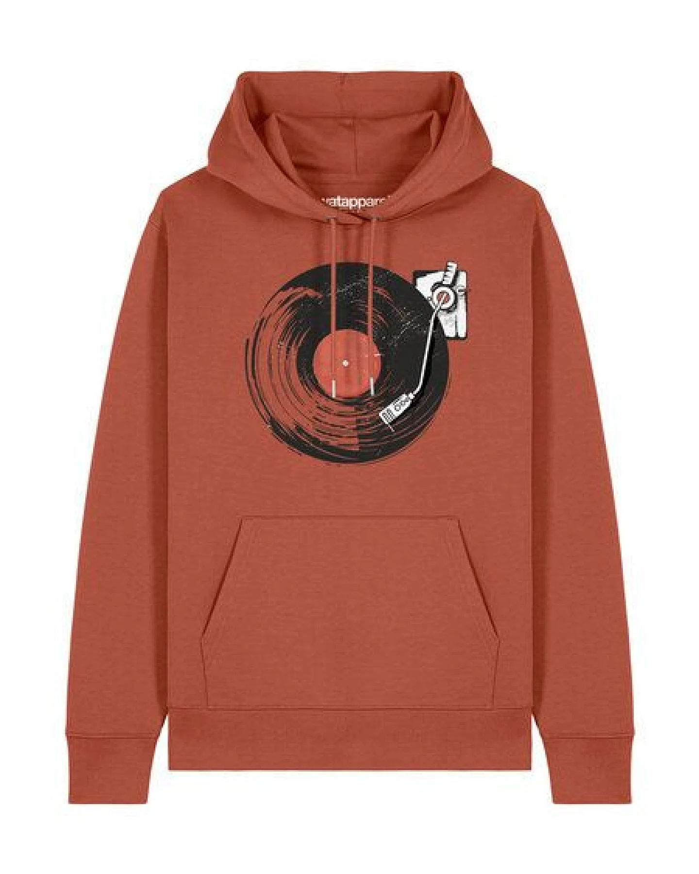 watapparel Hoodie Unisex Schallplatte – Ansicht 2