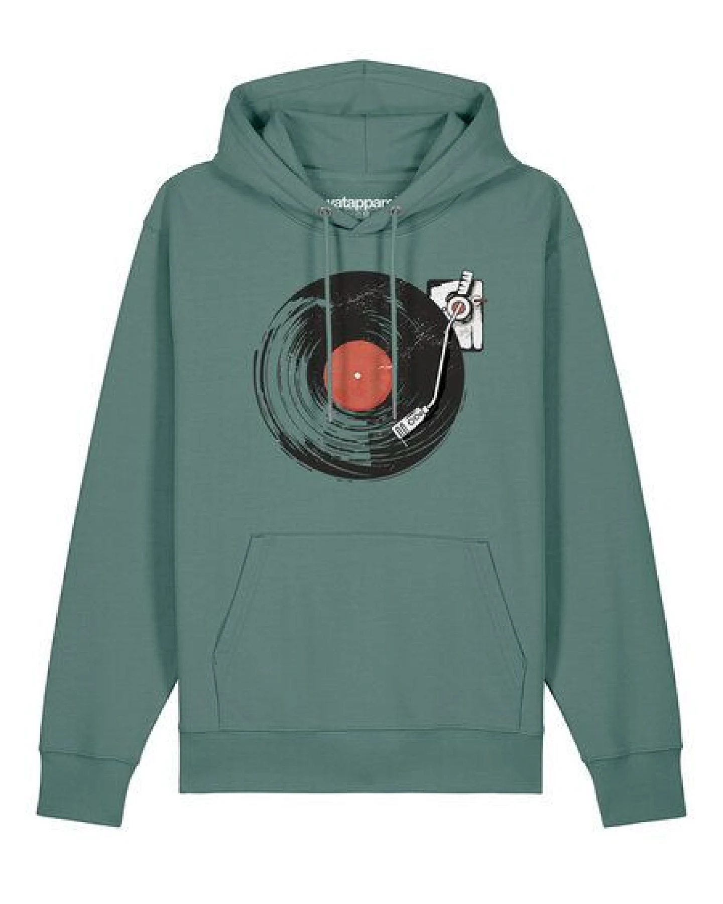 watapparel Hoodie Unisex Schallplatte – Ansicht 2