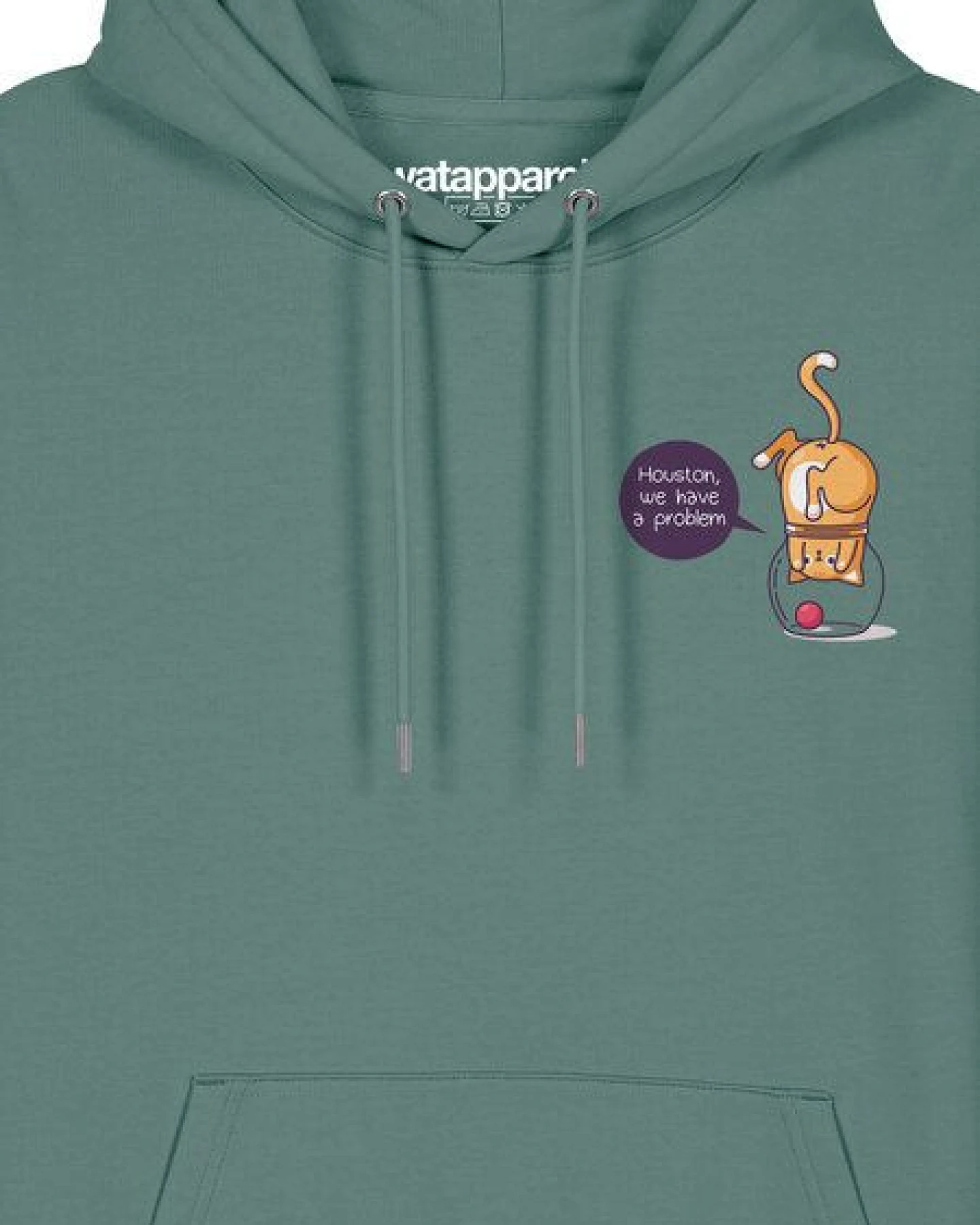 watapparel Hoodie Unisex Funny Cat – Ansicht 3