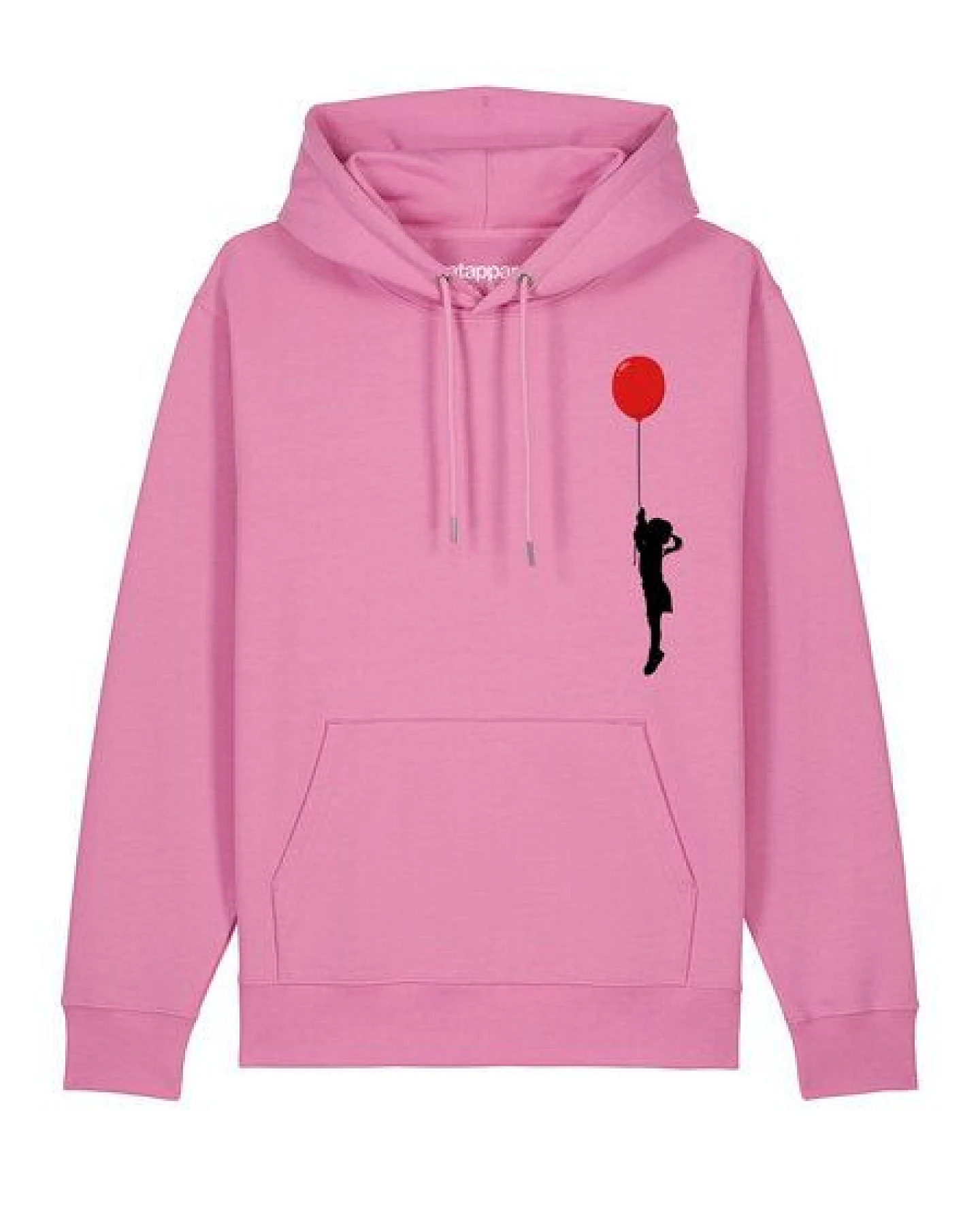watapparel Hoodie Unisex Mädchen mit Luftballon – Ansicht 2