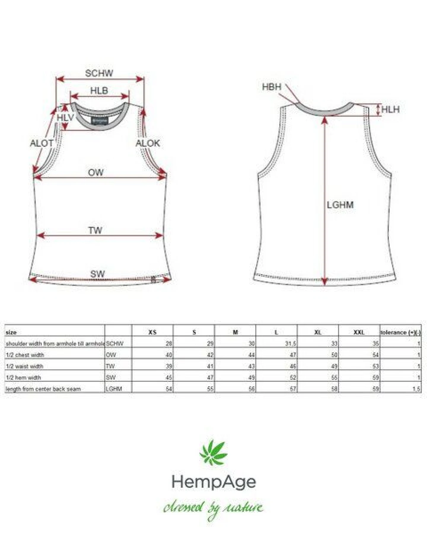 HempAge Crop Top Hanf/Biobaumwolle – Ansicht 3