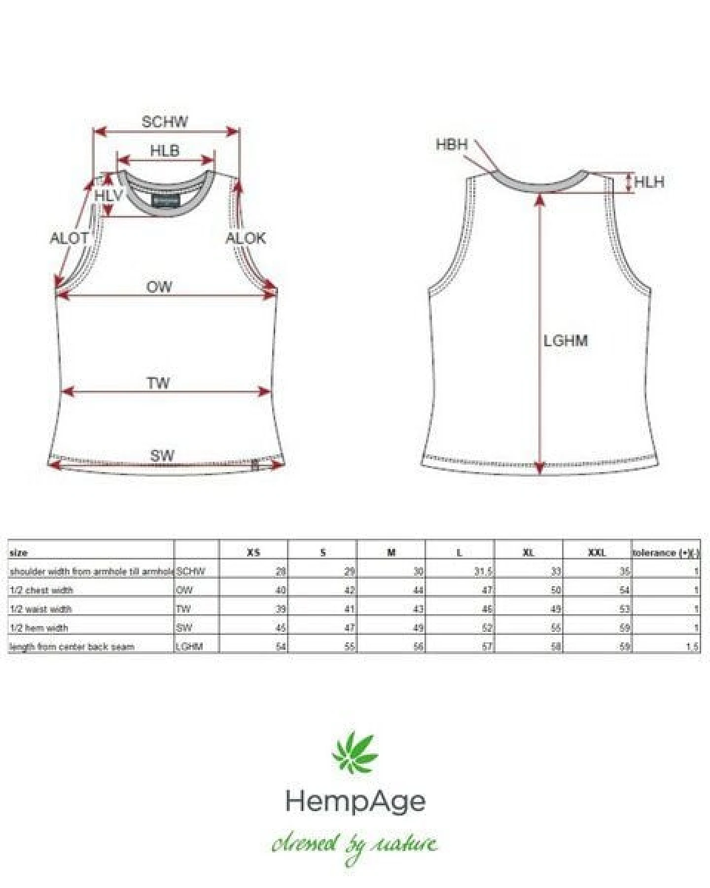 HempAge Crop Top Hanf/Biobaumwolle – Ansicht 3