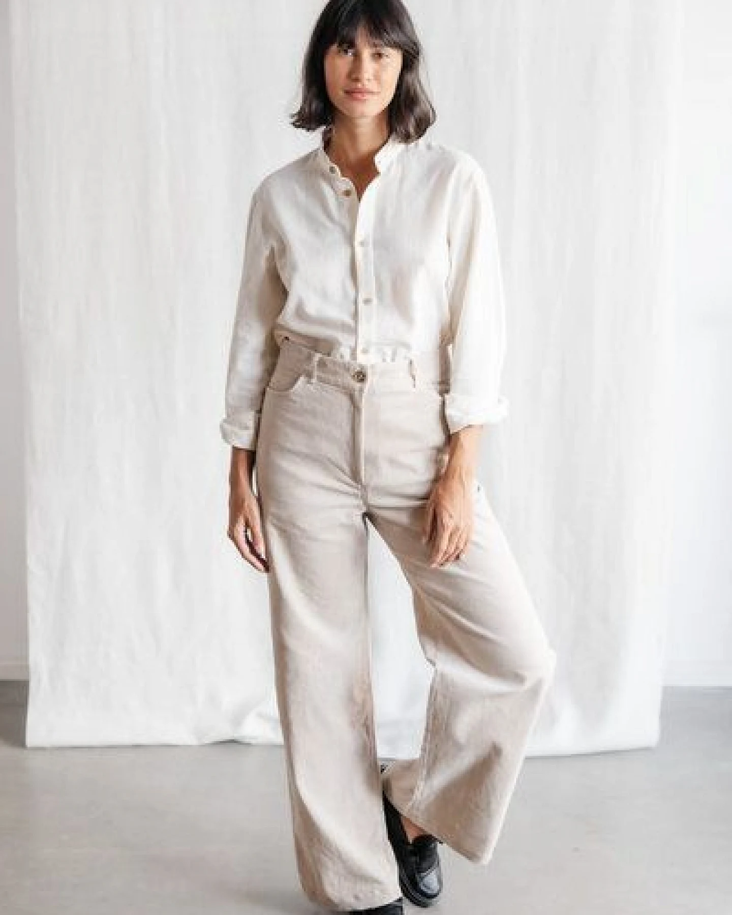 Jyoti - Fair Works Bio-Baumwollcord Hose Tushar – Ansicht 2