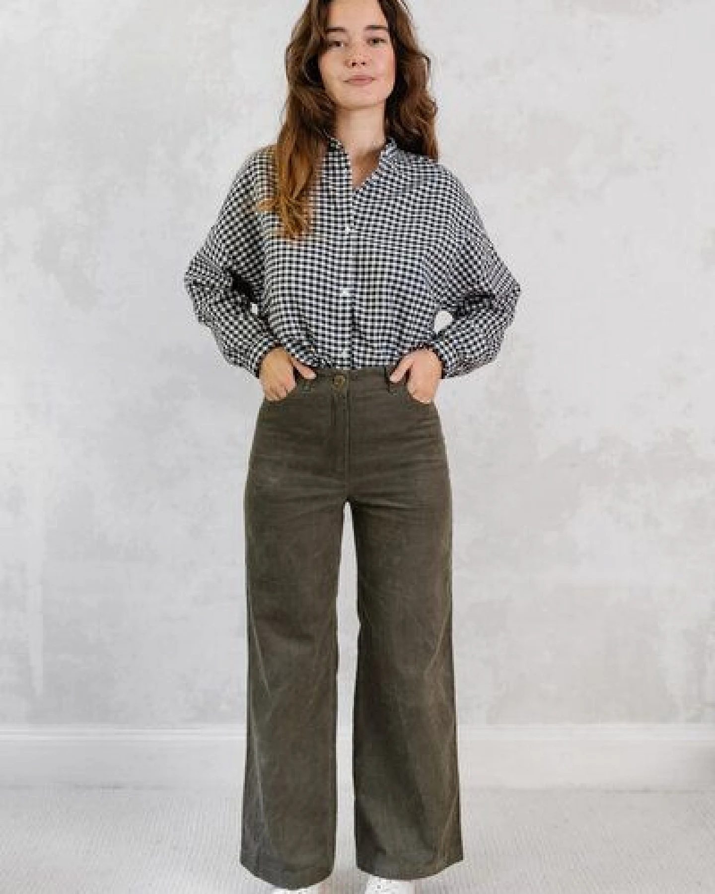 Jyoti - Fair Works Bio-Baumwollcord Hose Tushar – Ansicht 3