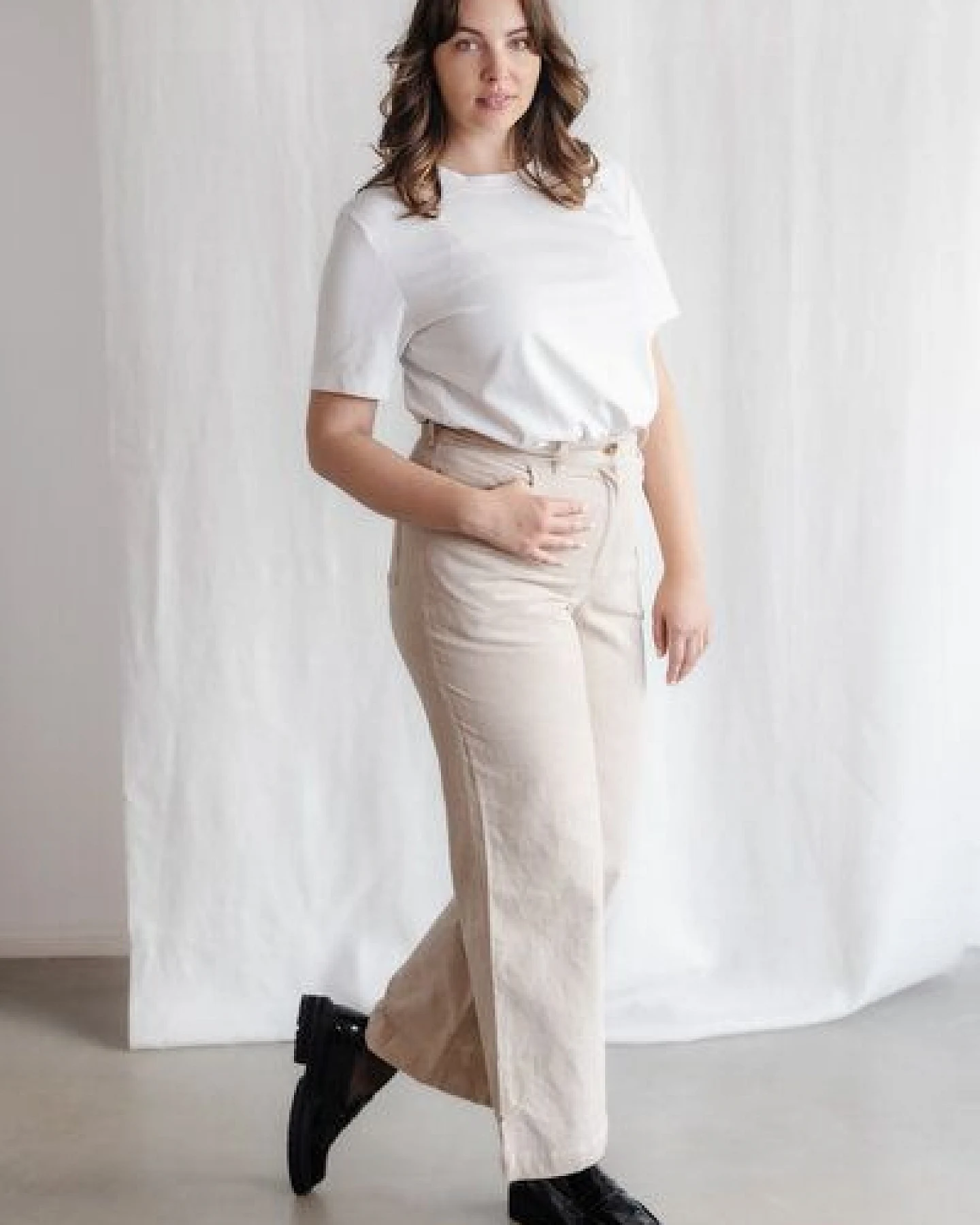 Jyoti - Fair Works Bio-Baumwollcord Hose Tushar – Ansicht 3