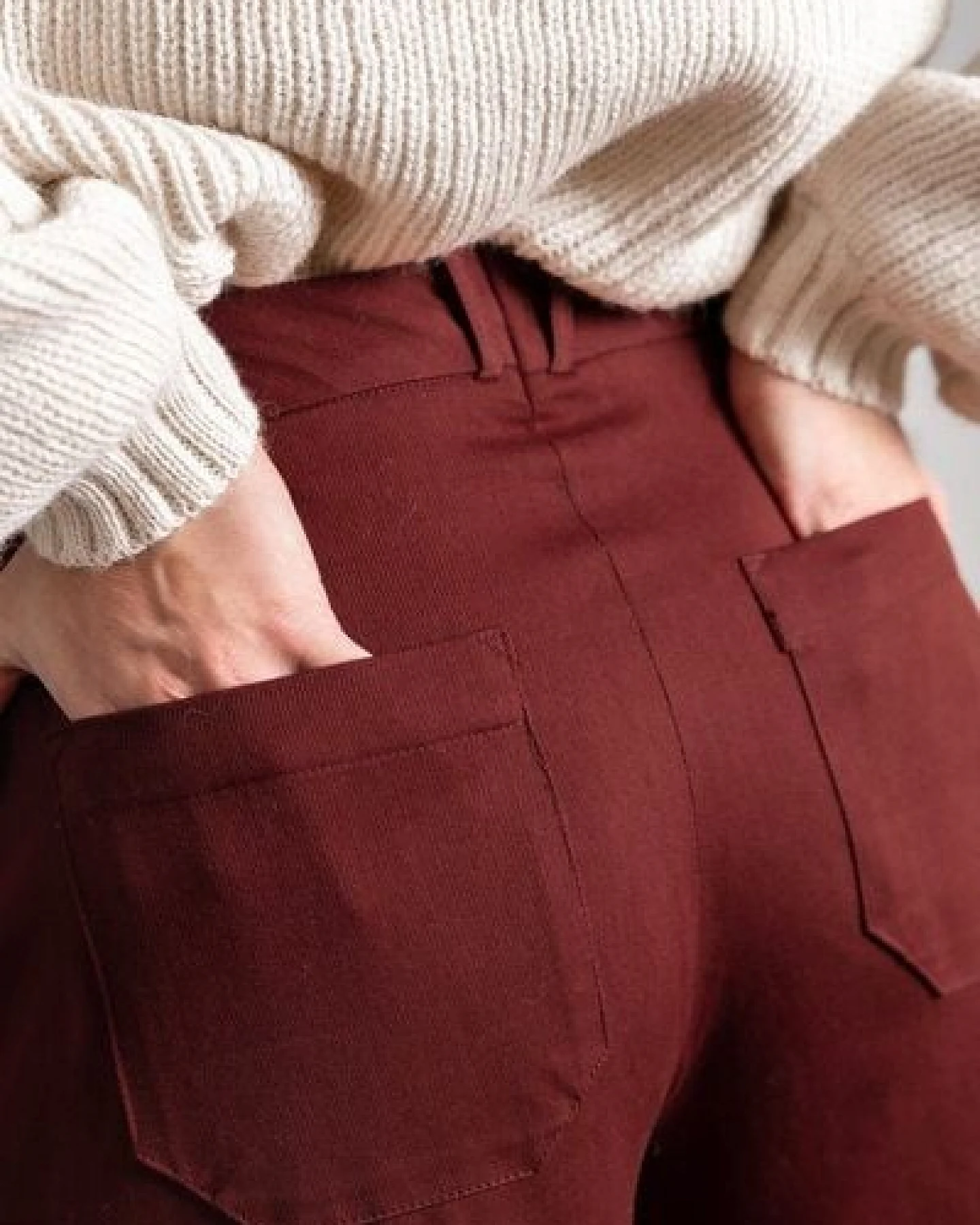 Jyoti - Fair Works Bio-Baumwoll Hose Damini – Ansicht 4