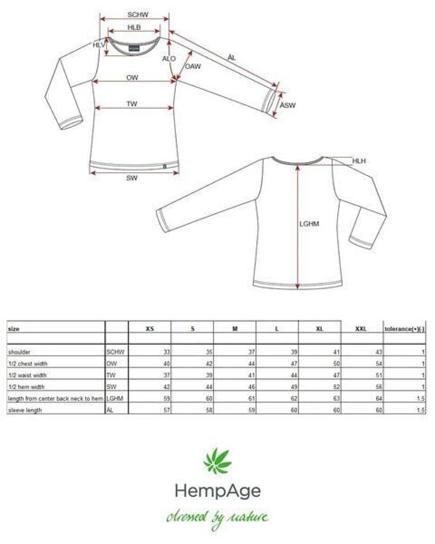 HempAge Langarmshirt Yakwolle/Hanf/Biobaumwolle – Ansicht 3