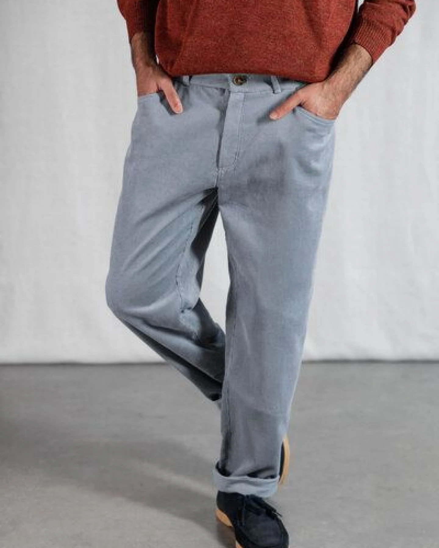 Jyoti - Fair Works Bio-Baumwollcord Hose Prakrit – Ansicht 3