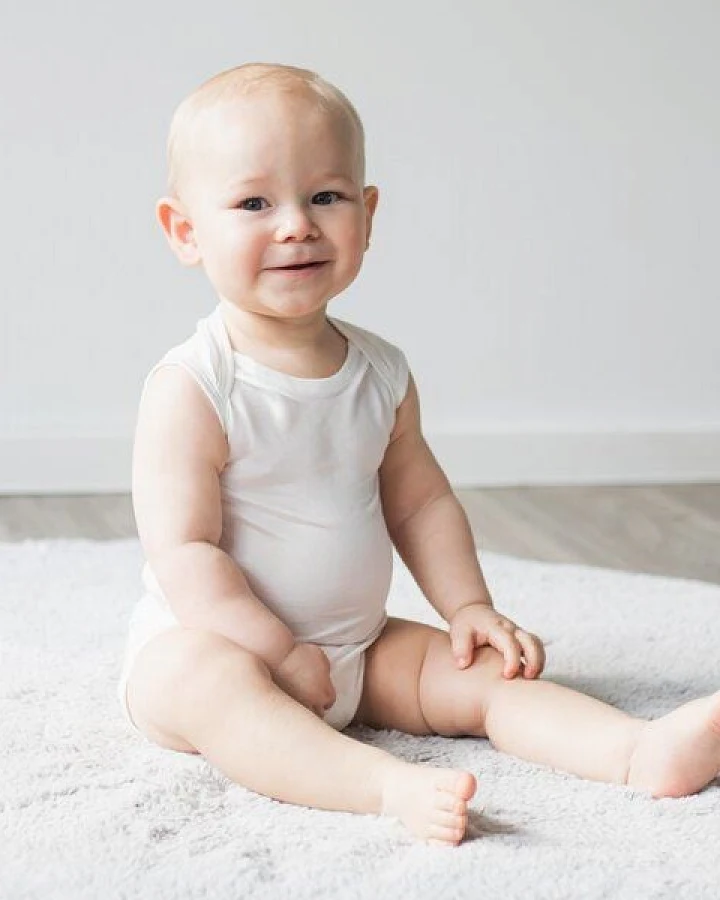 Kokon Zwo Baby Body ohne Arm 100% Seide (peacesilk)