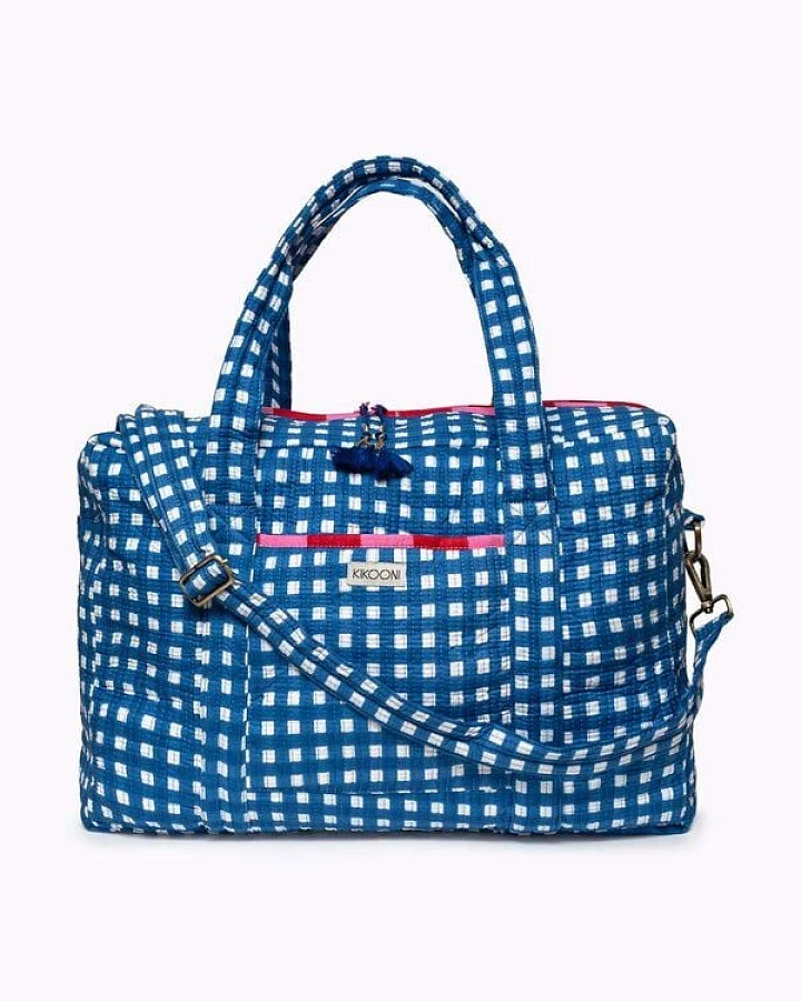 "Happy Checks" Blue