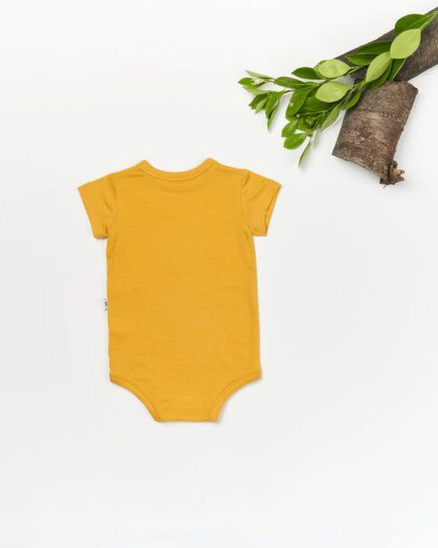 tetoi-vienna TENCEL kurzarm Baby Body "Waldbad" – Ansicht 3