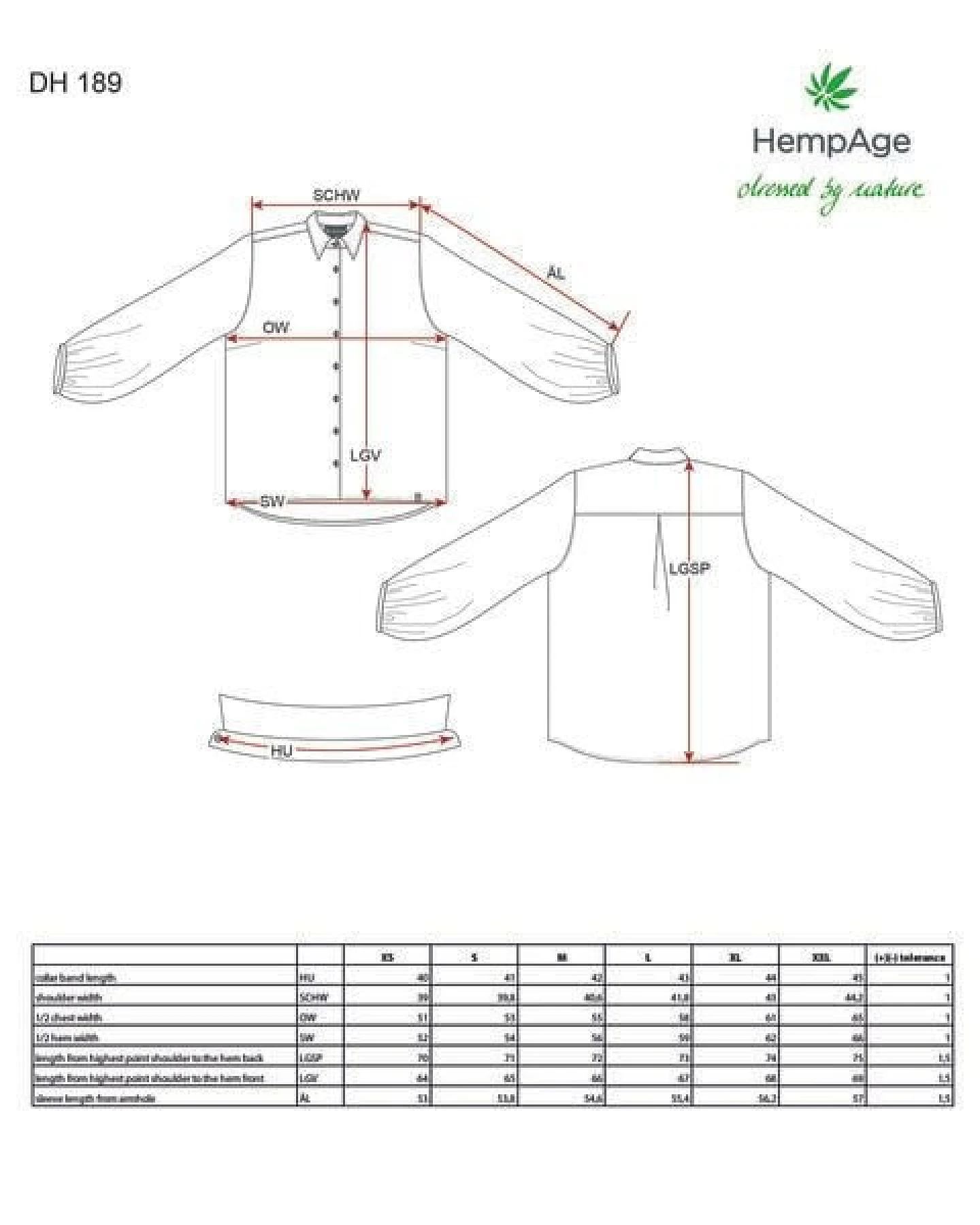 HempAge Modische Bluse Hanf/Biobaumwolle – Ansicht 4