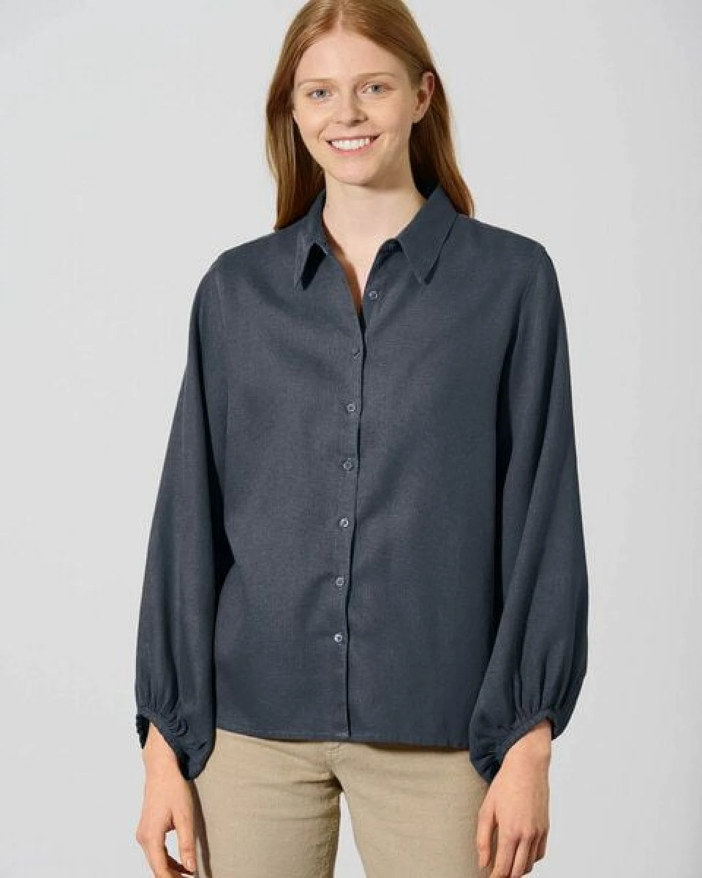 HempAge Modische Bluse Hanf/Biobaumwolle – Ansicht 2
