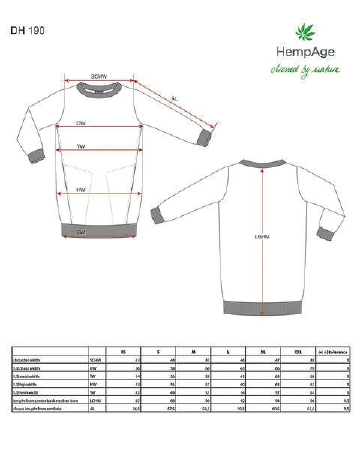 HempAge Sweatdress Hanf/Biobaumwolle – Ansicht 3