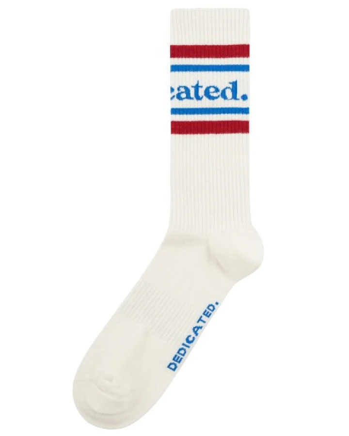 DEDICATED - Sport Socks Ullevi Logo - Multifunktionssocken Gr 36-40 weiß